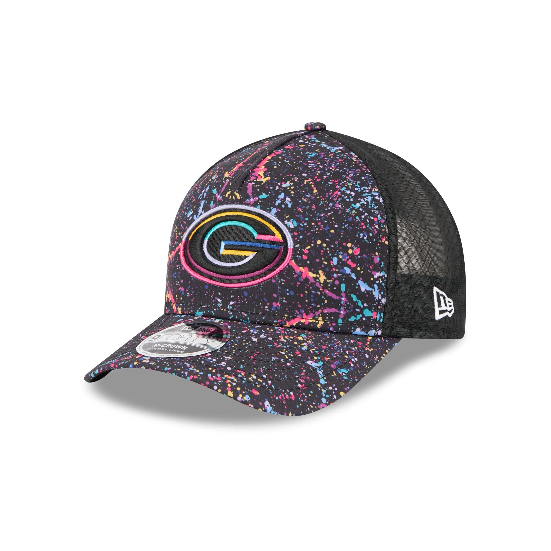 Green Bay Packers 2025 Crucial Catch 9FORTY M-Crown A-Frame Trucker Ha - Image 3