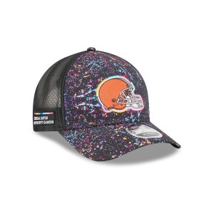 Cleveland Browns 2025 Crucial Catch 9FORTY M-Crown A-Frame Trucker Hat