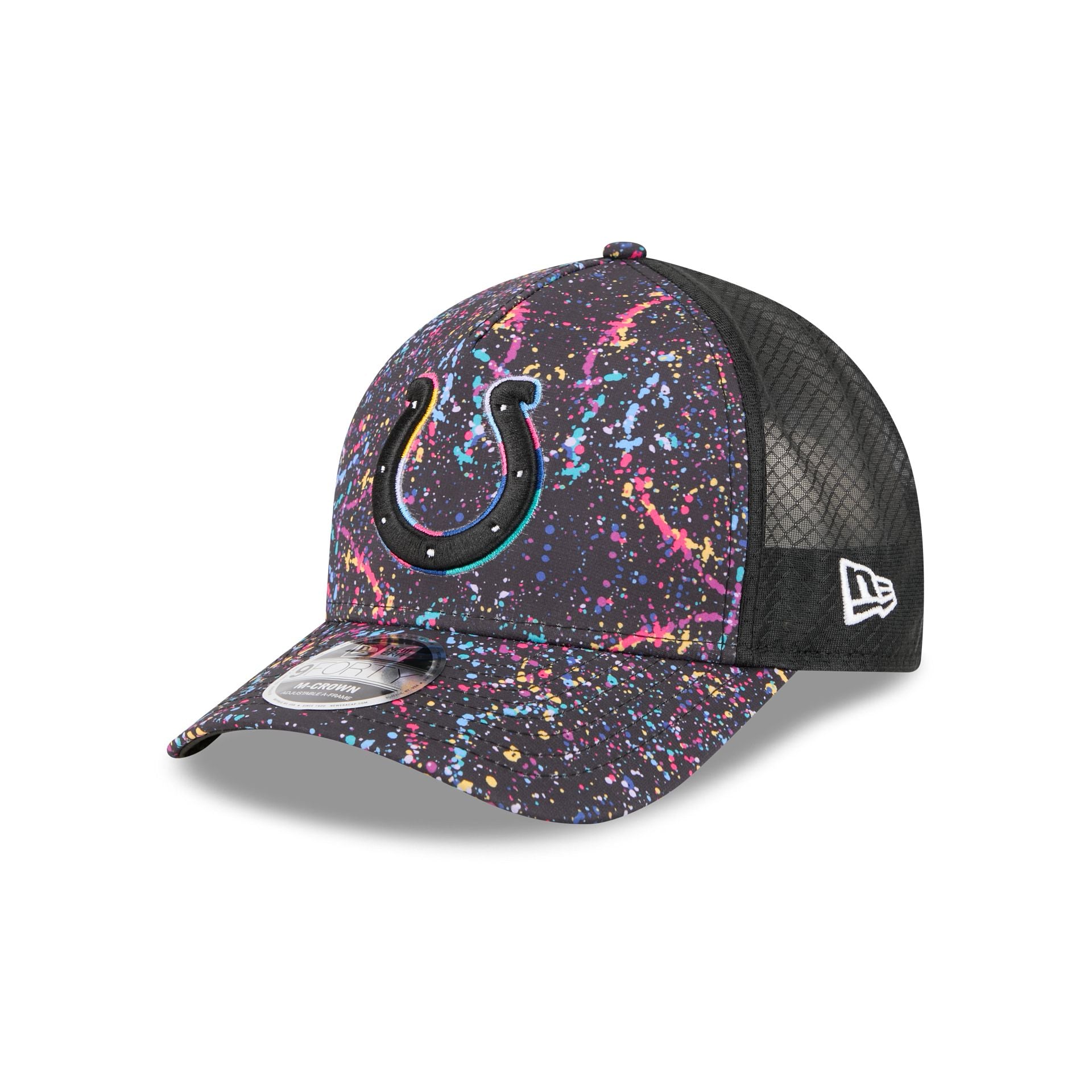 Indianapolis Colts 2025 Crucial Catch 9FORTY M-Crown A-Frame Trucker H - Image 3