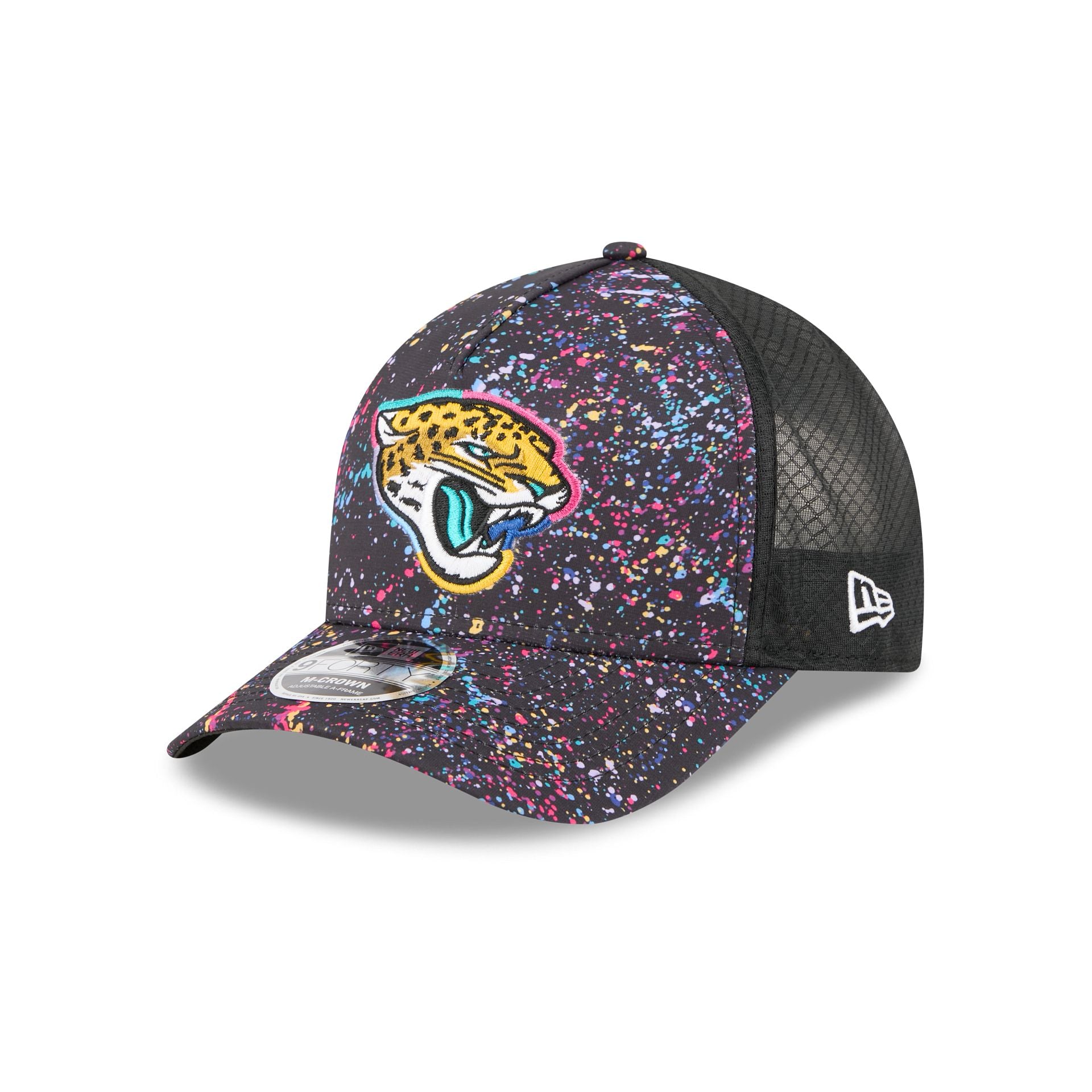 Jacksonville Jaguars 2025 Crucial Catch 9FORTY M-Crown A-Frame Trucker - Image 3