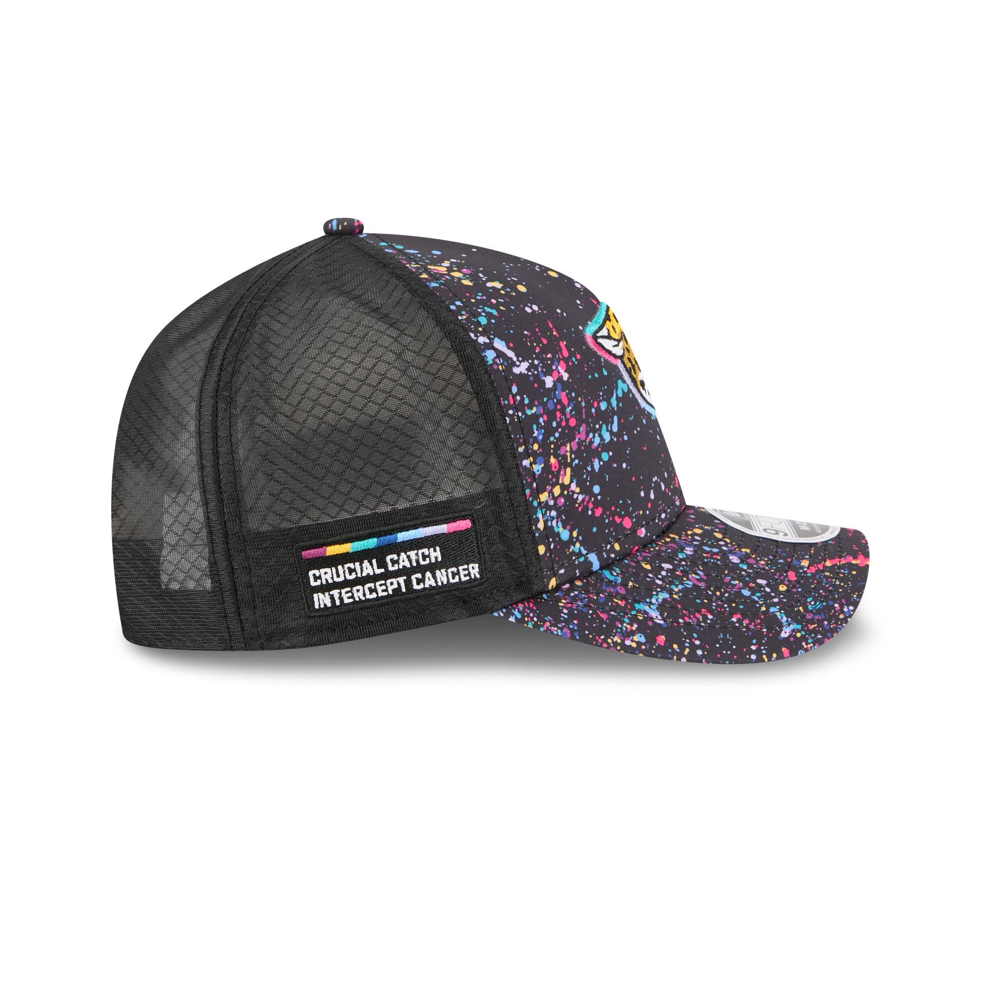 Jacksonville Jaguars 2025 Crucial Catch 9FORTY M-Crown A-Frame Trucker - Image 4
