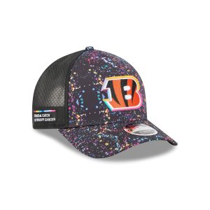 Cincinnati Bengals 2025 Crucial Catch 9FORTY M-Crown A-Frame Trucker H
