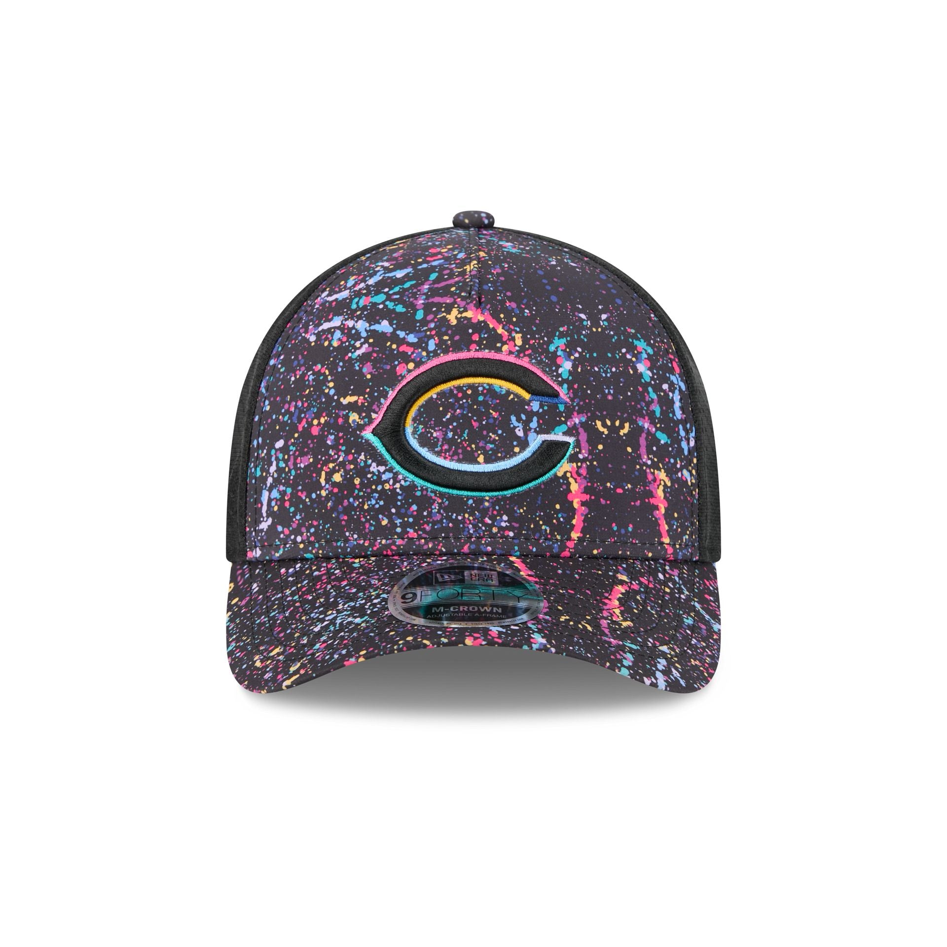 Chicago Bears 2025 Crucial Catch 9FORTY M-Crown A-Frame Trucker Hat - Image 2