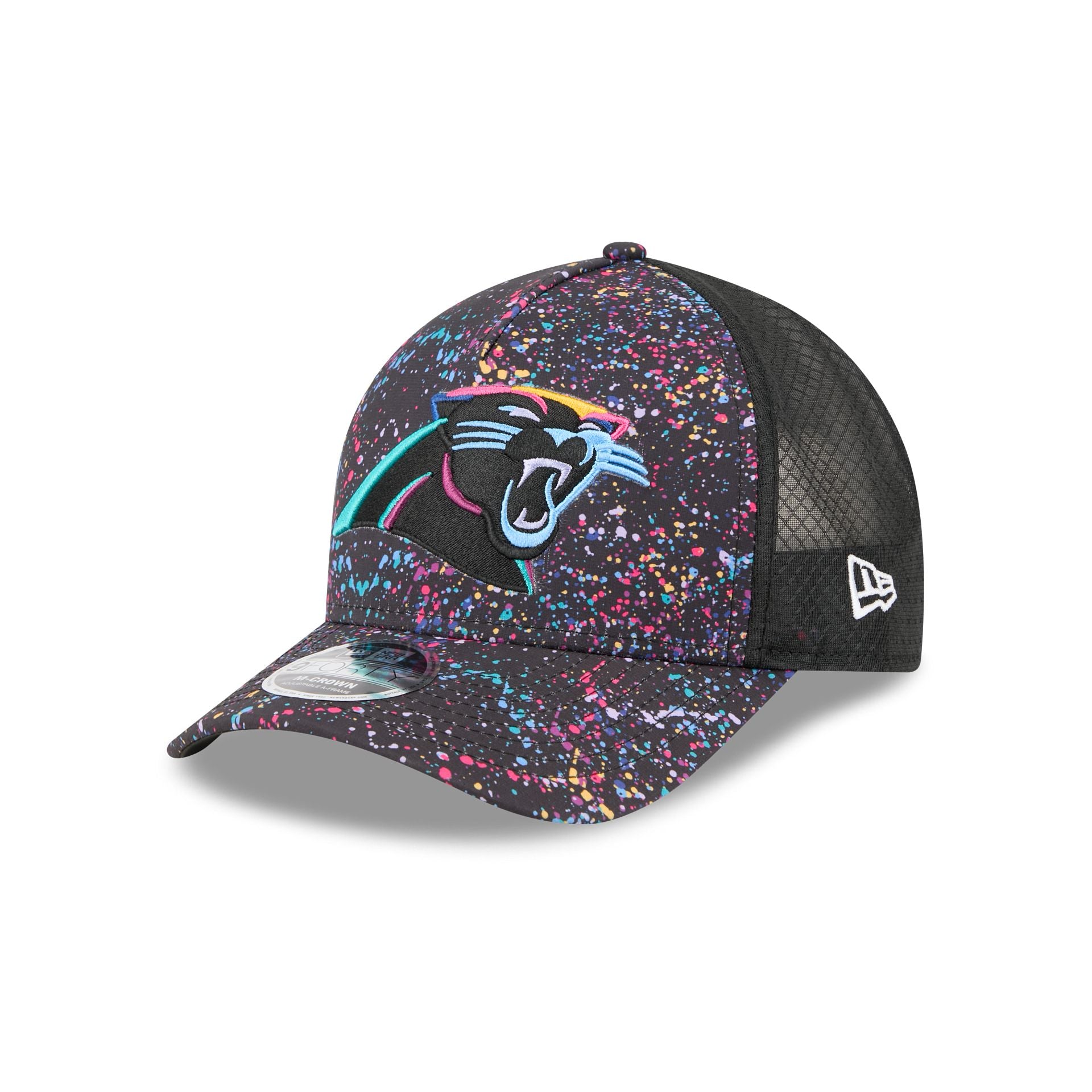 Carolina Panthers 2025 Crucial Catch 9FORTY M-Crown A-Frame Trucker Ha - Image 3