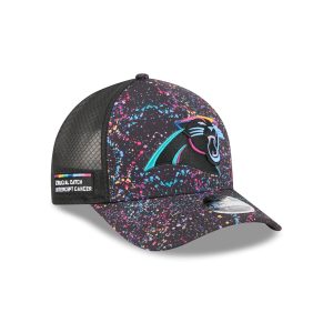 Carolina Panthers 2025 Crucial Catch 9FORTY M-Crown A-Frame Trucker Ha