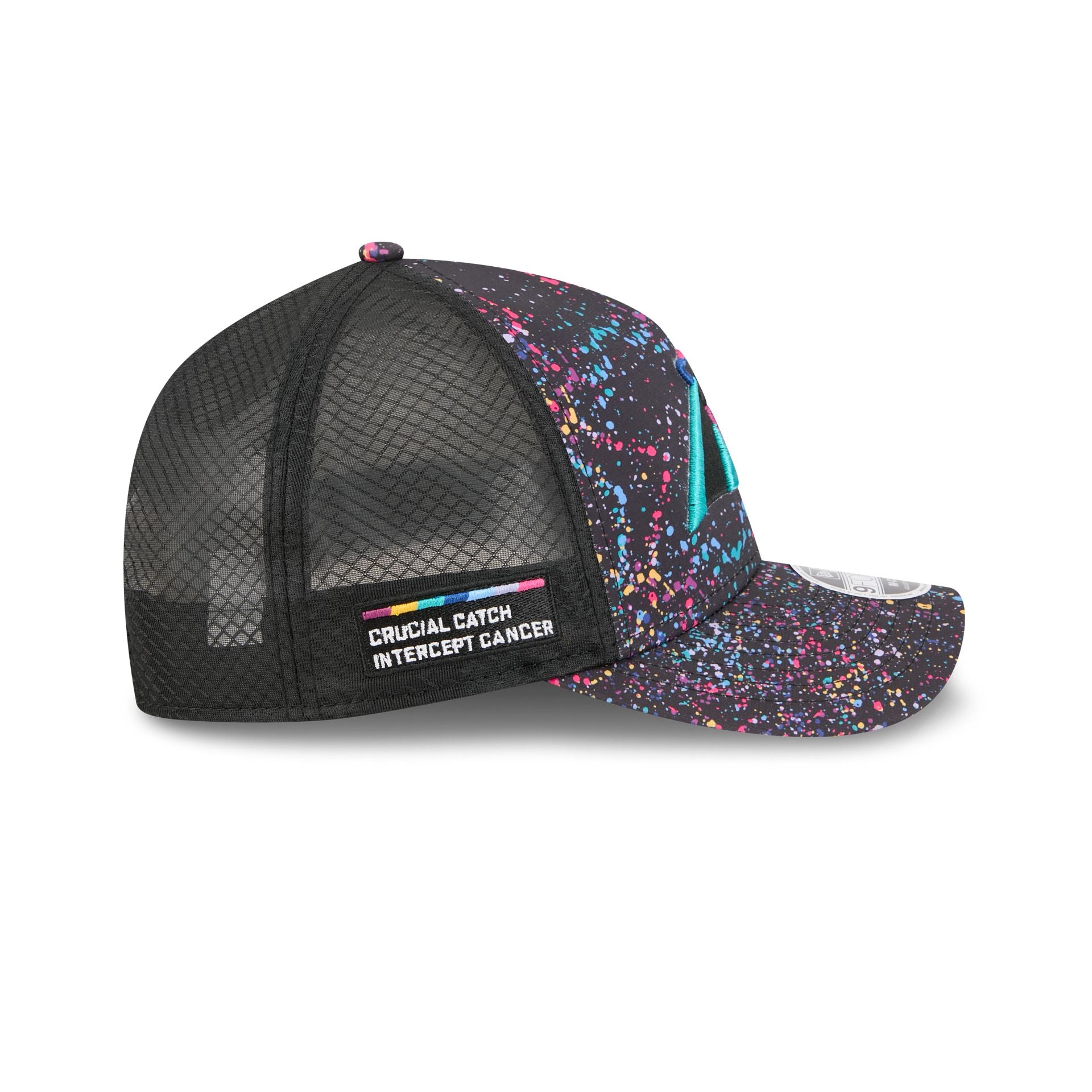 Carolina Panthers 2025 Crucial Catch 9FORTY M-Crown A-Frame Trucker Ha - Image 4