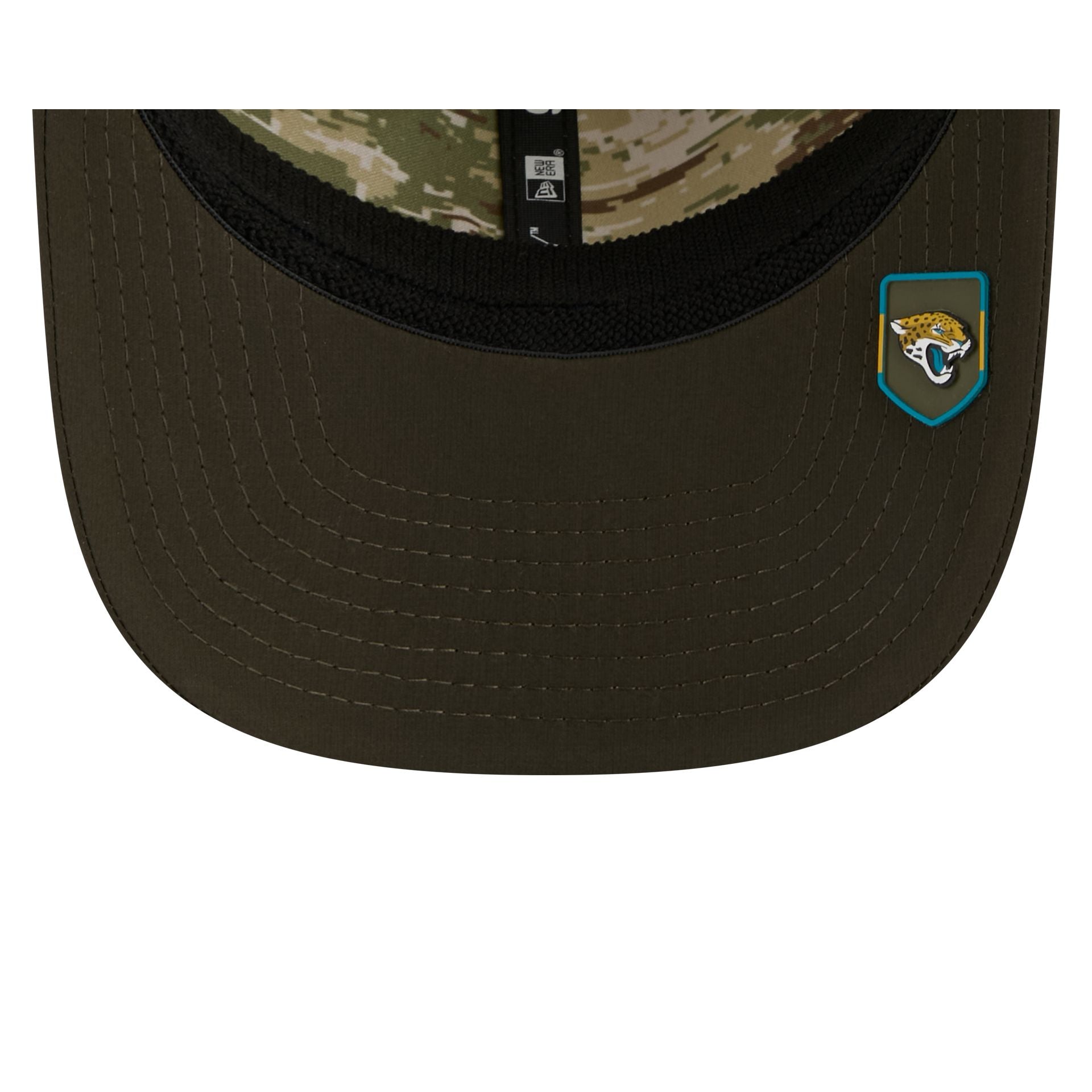Jacksonville Jaguars 2025 Salute to Service 9SEVENTY Trucker Hat - Image 7
