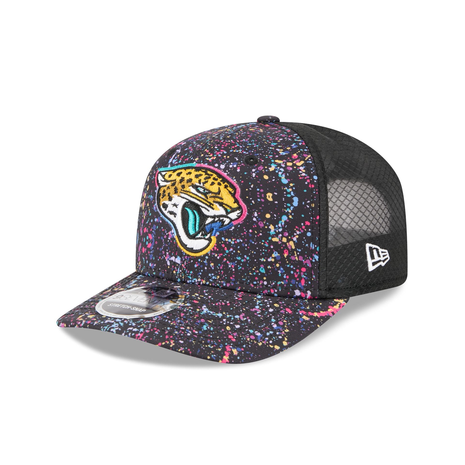 Jacksonville Jaguars 2025 Crucial Catch 9SEVENTY Trucker Hat - Image 3