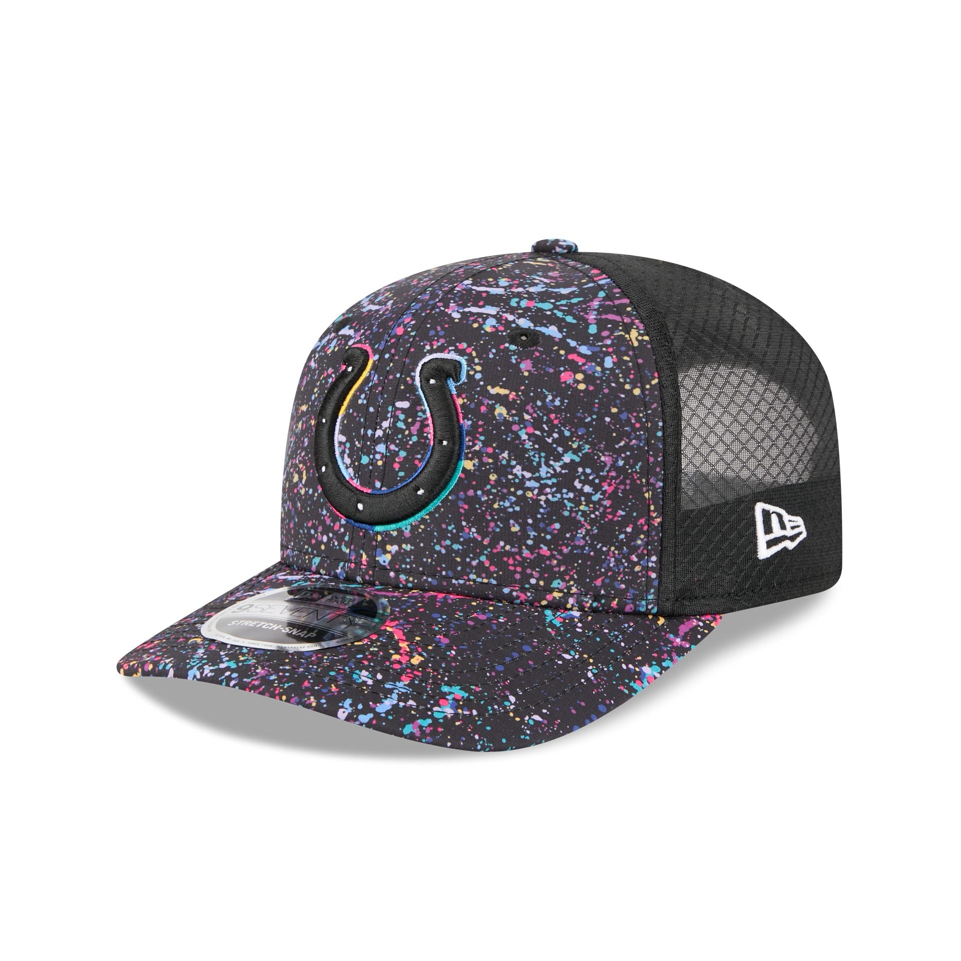 Indianapolis Colts 2025 Crucial Catch 9SEVENTY Trucker Hat - Image 3