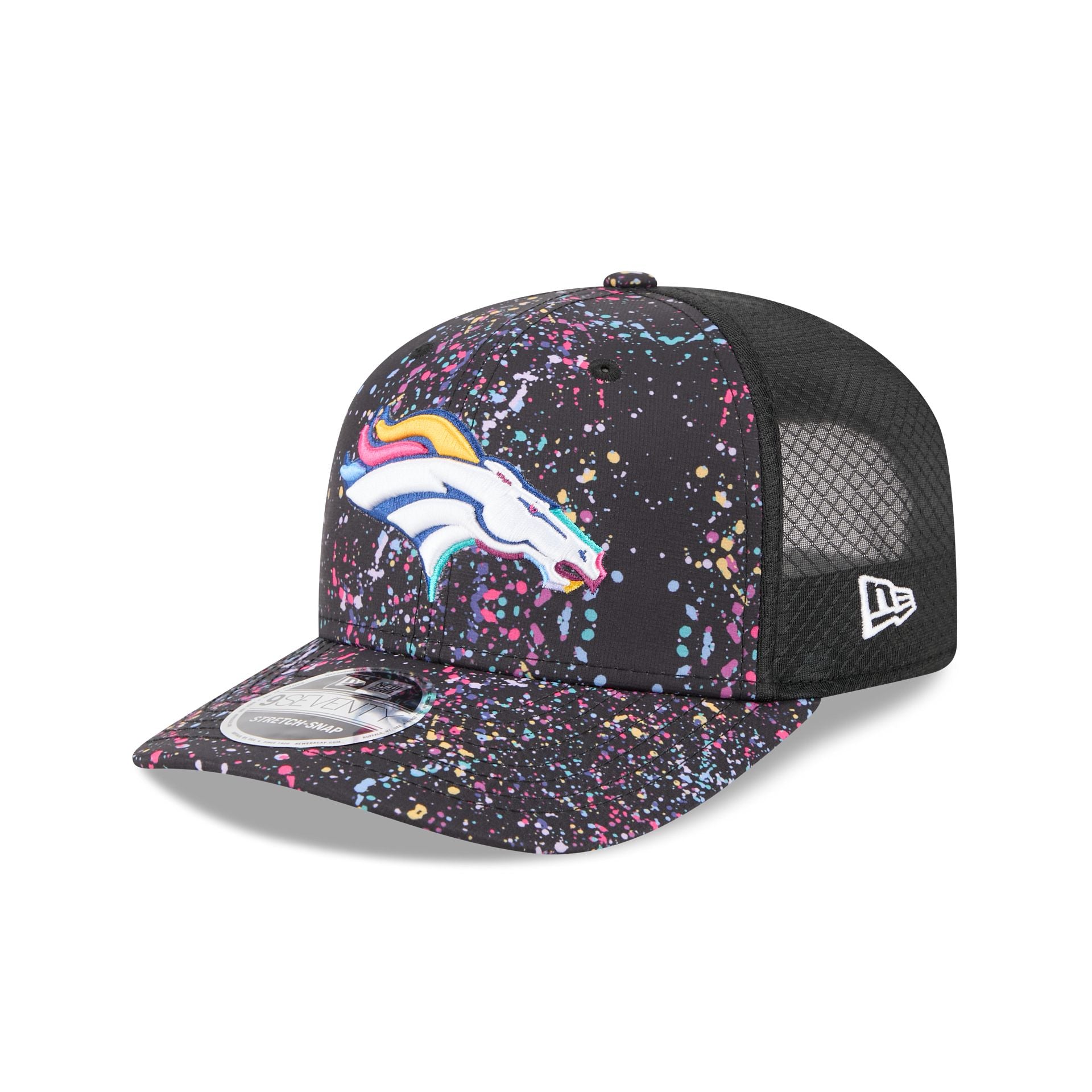 Denver Broncos 2025 Crucial Catch 9SEVENTY Trucker Hat - Image 3