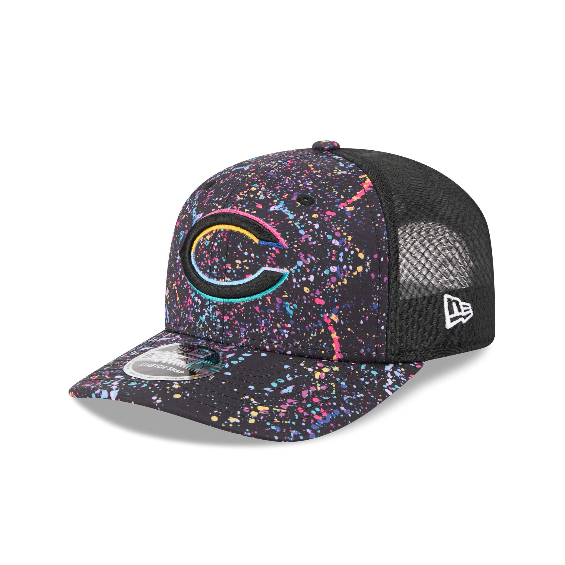 Chicago Bears 2025 Crucial Catch 9SEVENTY Trucker Hat - Image 3
