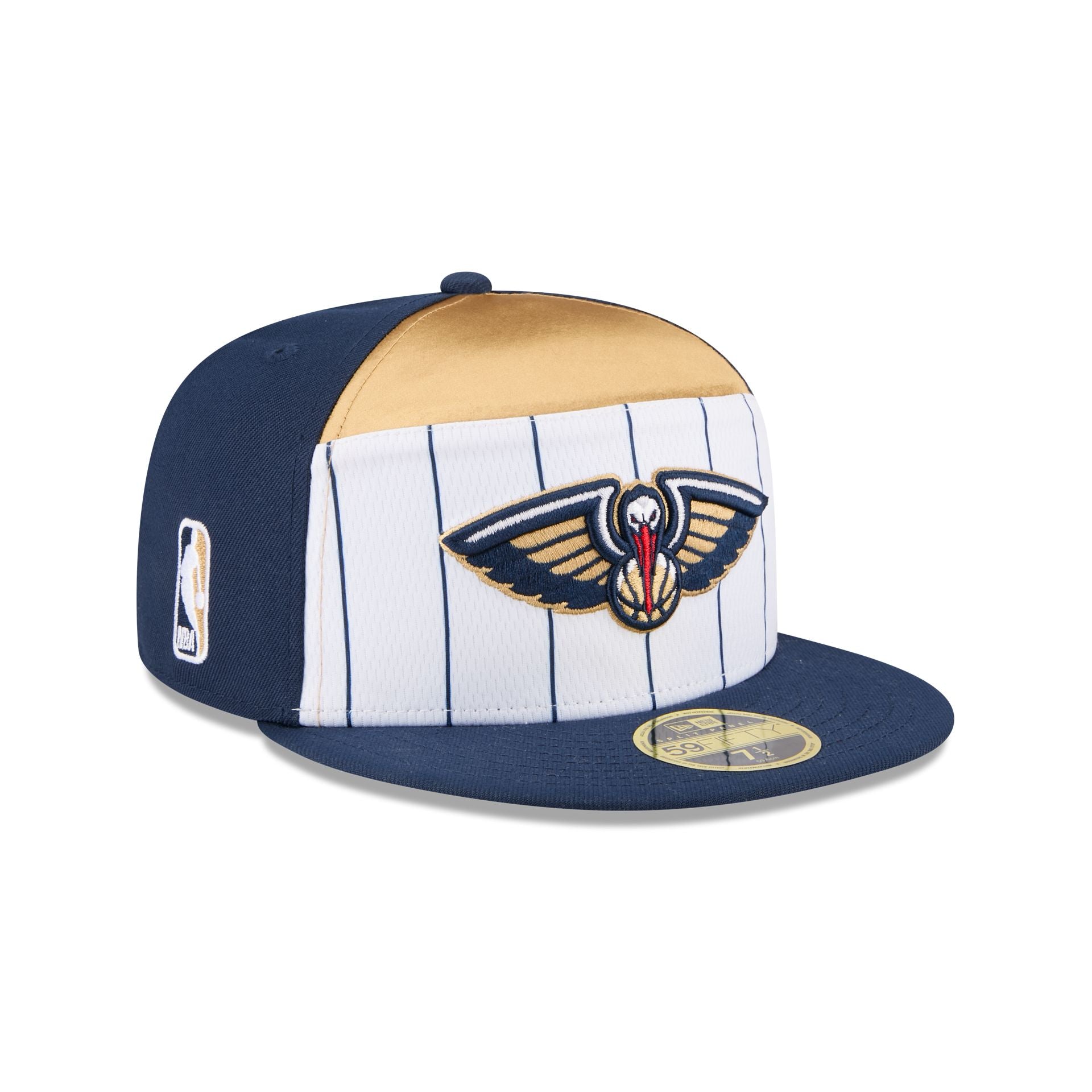 New Orleans Pelicans 2025 Tip-Off Split Panel 59FIFTY Fitted Hat - Image 3