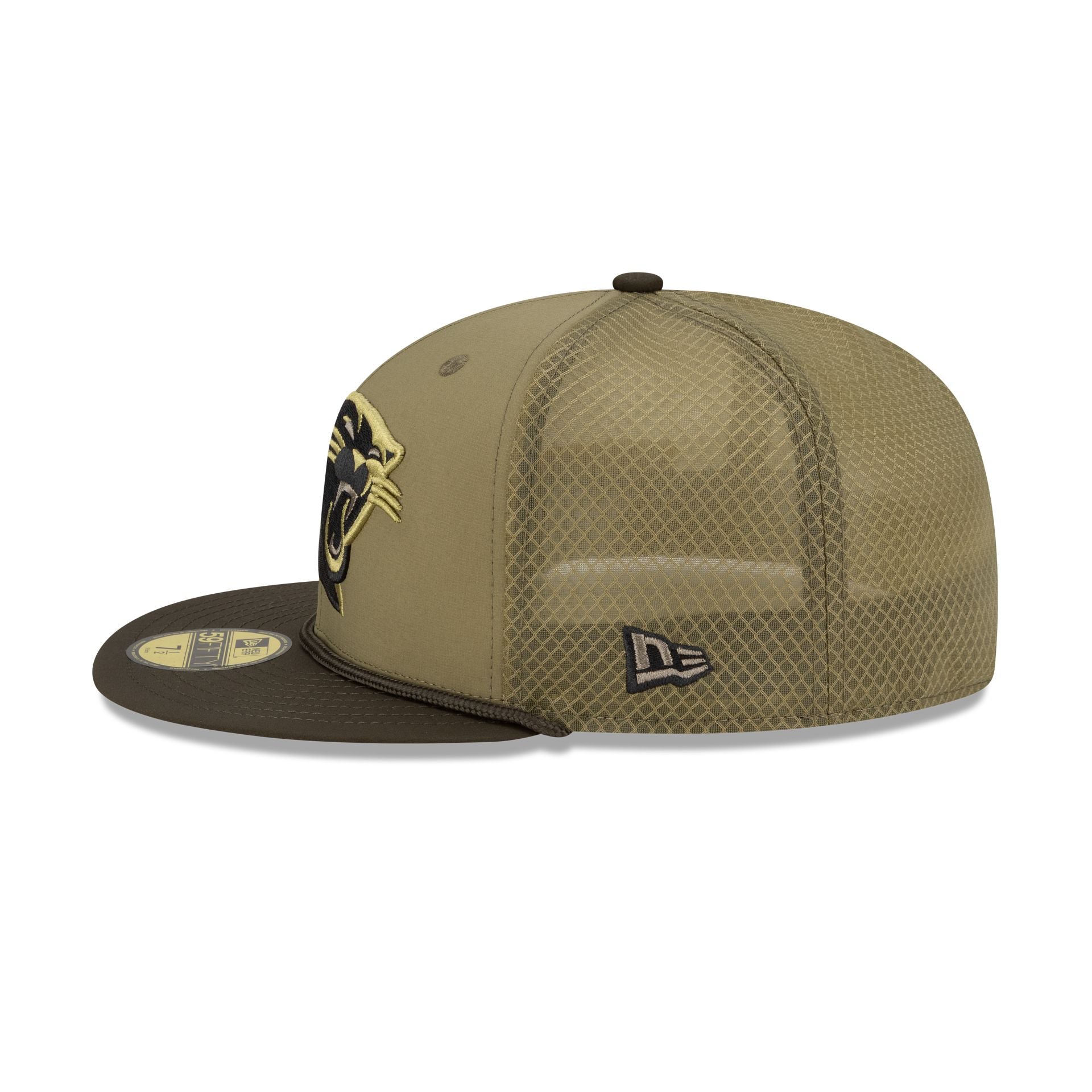 Carolina Panthers 2025 Salute to Service 59FIFTY Fitted Hat - Image 4