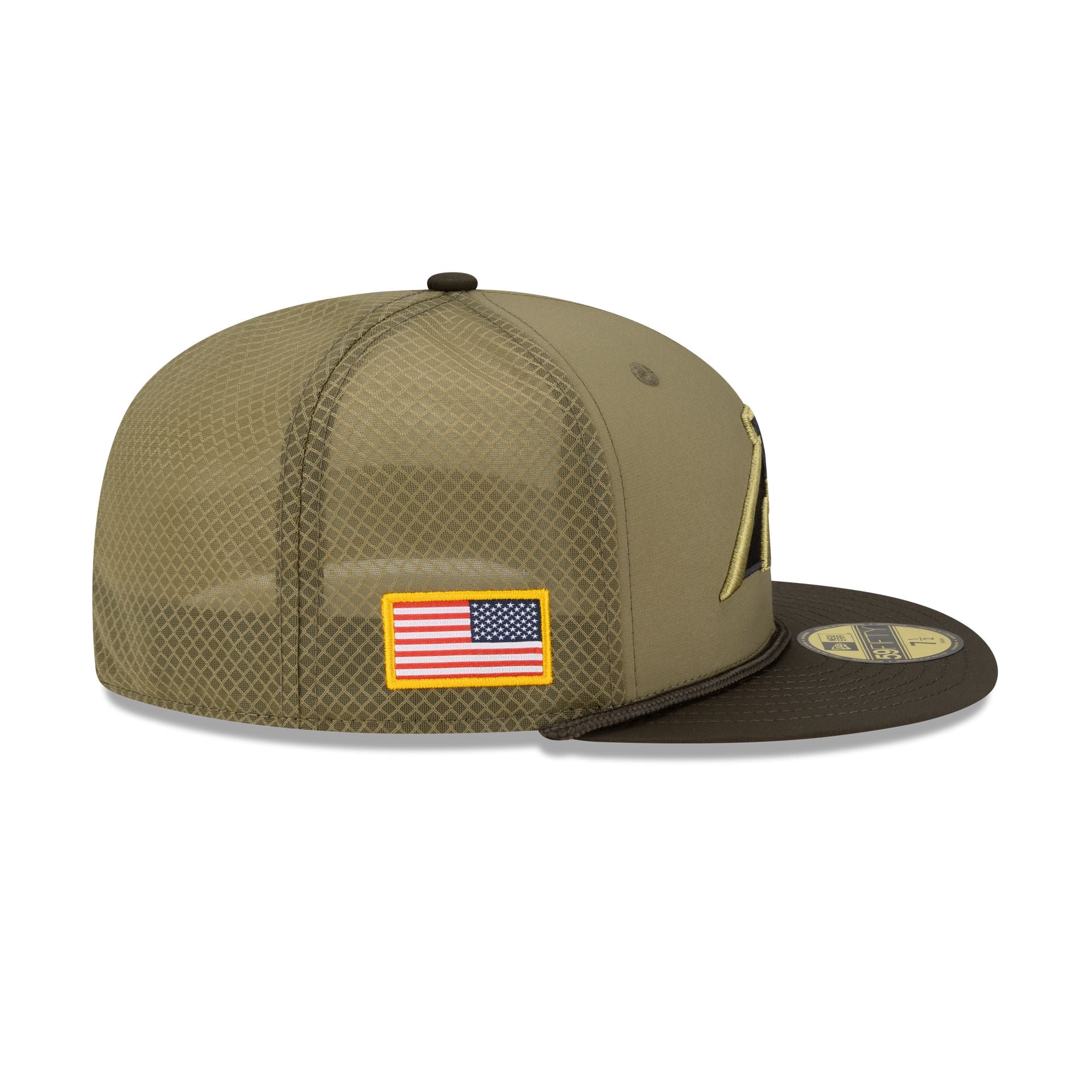 Carolina Panthers 2025 Salute to Service 59FIFTY Fitted Hat - Image 3