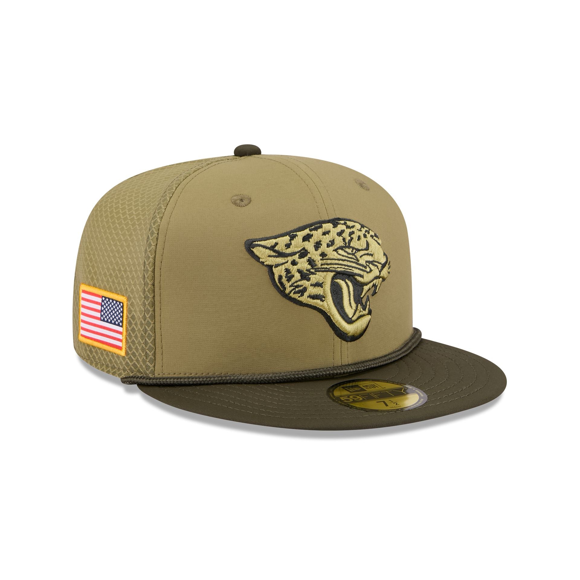 Jacksonville Jaguars 2025 Salute to Service 59FIFTY Fitted Hat