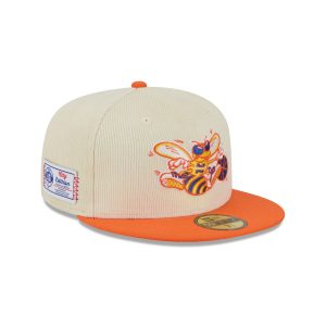 Charlotte Hornets 2025 City Edition Chrome White Corduroy 59FIFTY Fitt