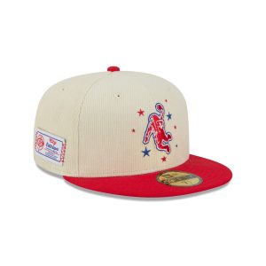 Houston Rockets 2025 City Edition Chrome White Corduroy 59FIFTY Fitted