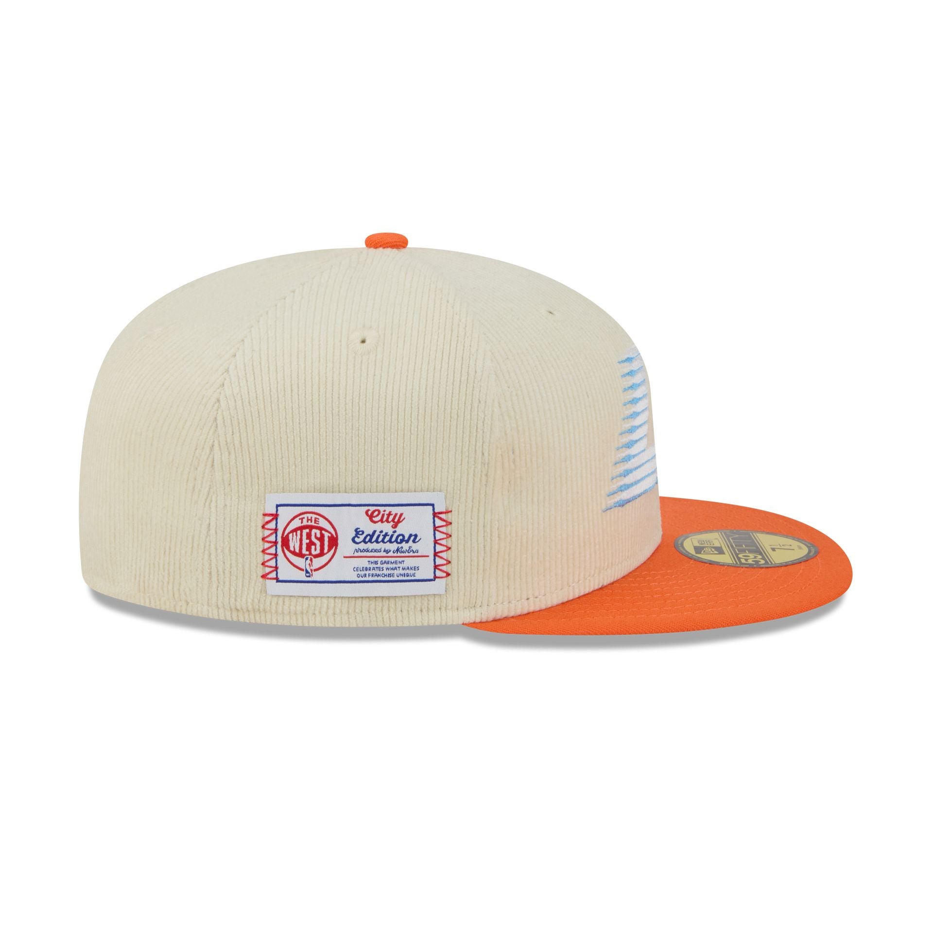 Los Angeles Clippers 2025 City Edition Chrome White Corduroy 59FIFTY F - Image 4