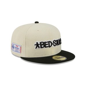 Brooklyn Nets 2025 City Edition Chrome White Corduroy 59FIFTY Fitted H
