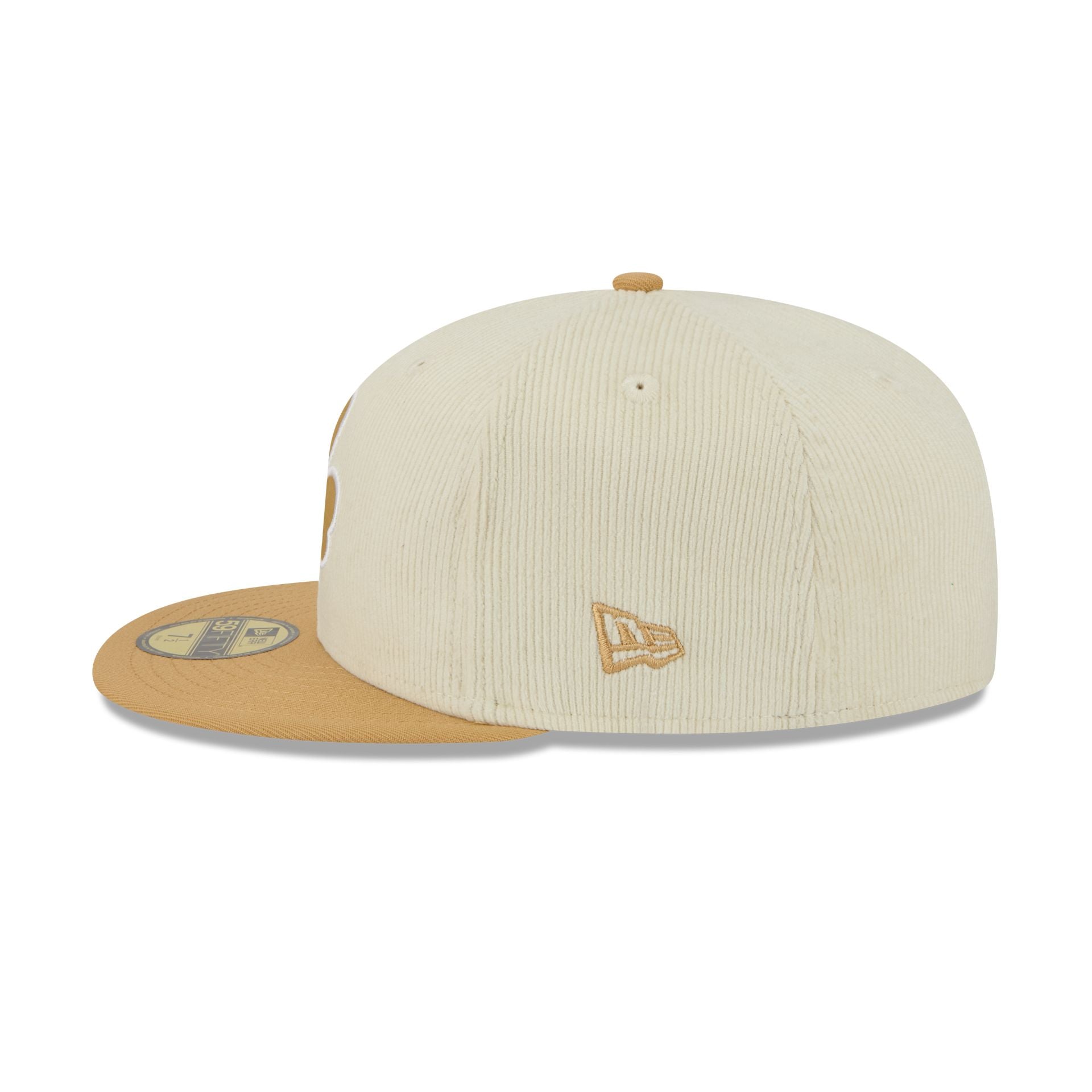 Boston Celtics 2025 City Edition Chrome White Corduroy 59FIFTY Fitted - Image 5