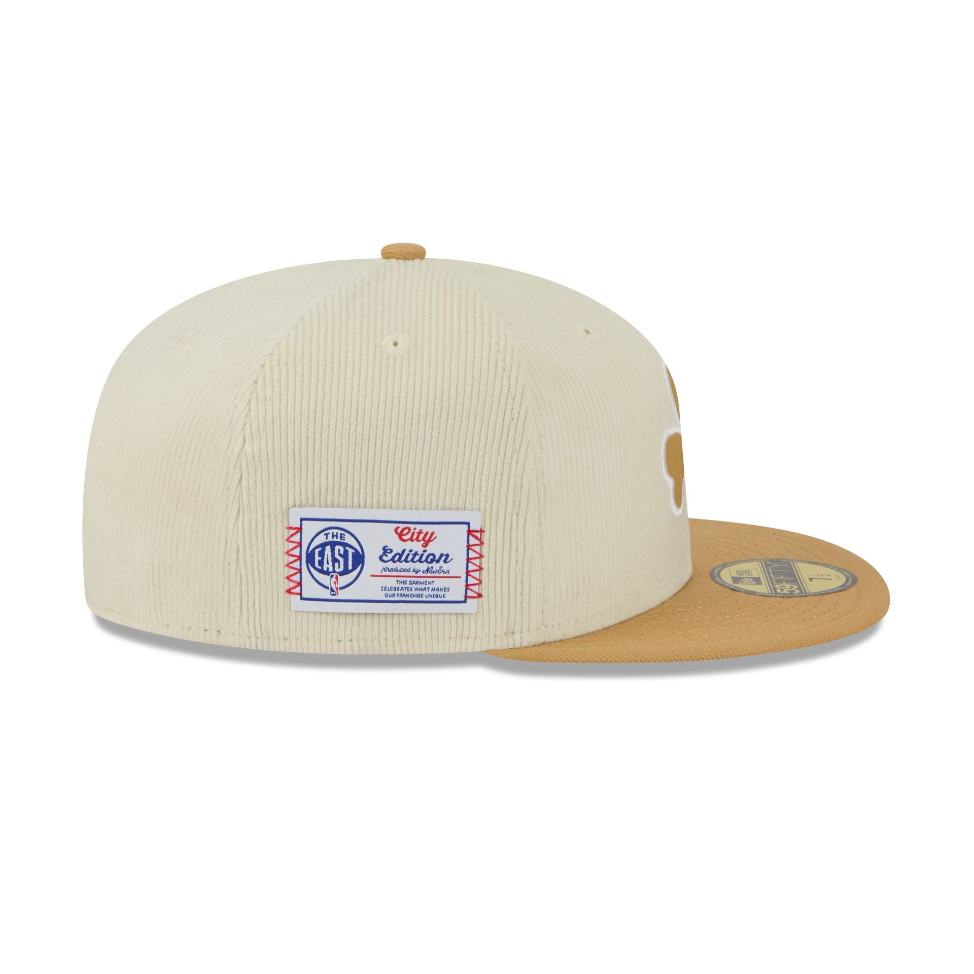 Boston Celtics 2025 City Edition Chrome White Corduroy 59FIFTY Fitted - Image 4