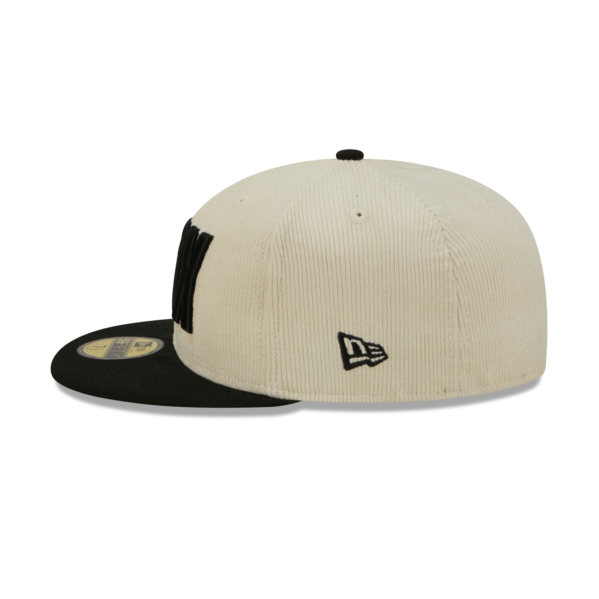 Portland Trail Blazers 2025 City Edition Chrome White Corduroy 59FIFTY Fitted Hat - Image 5