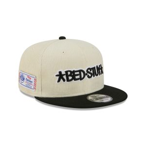 Brooklyn Nets 2025 City Edition Chrome White Corduroy 9FIFTY Snapback
