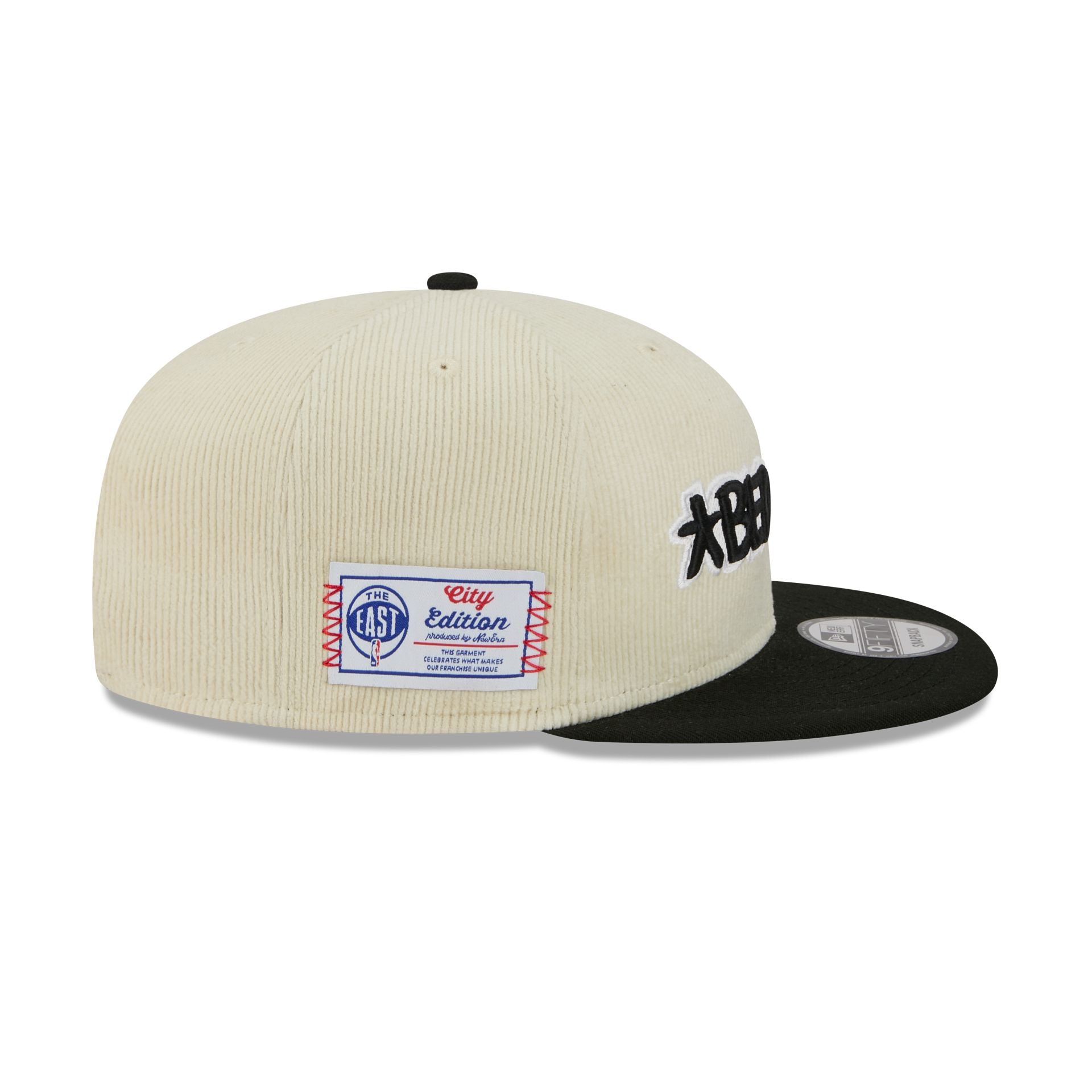 Brooklyn Nets 2025 City Edition Chrome White Corduroy 9FIFTY Snapback - Image 4