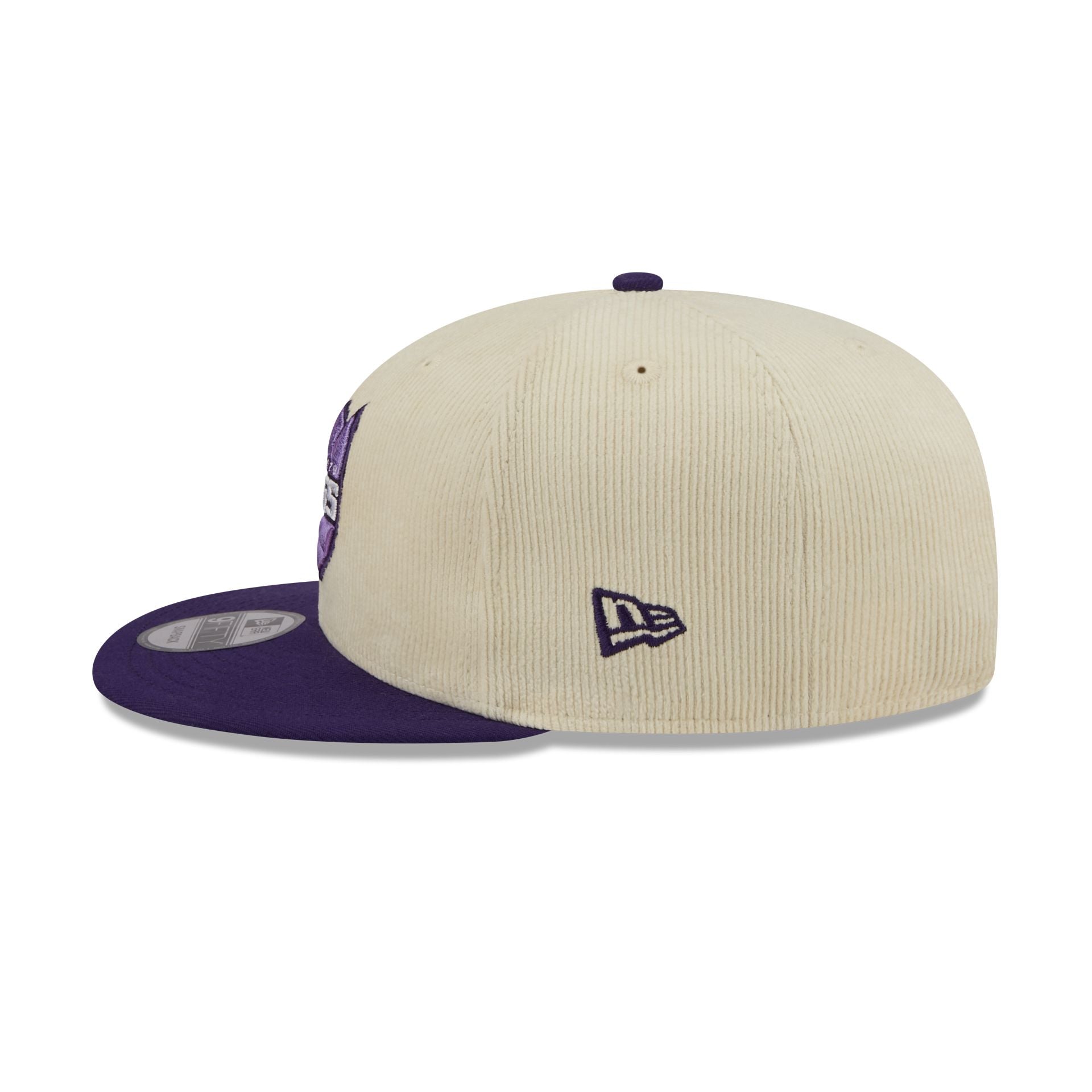 Sacramento Kings 2025 City Edition Chrome White Corduroy 9FIFTY Snapback Hat - Image 5