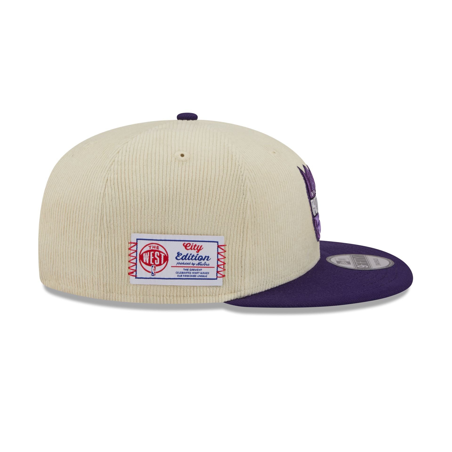 Sacramento Kings 2025 City Edition Chrome White Corduroy 9FIFTY Snapback Hat - Image 4