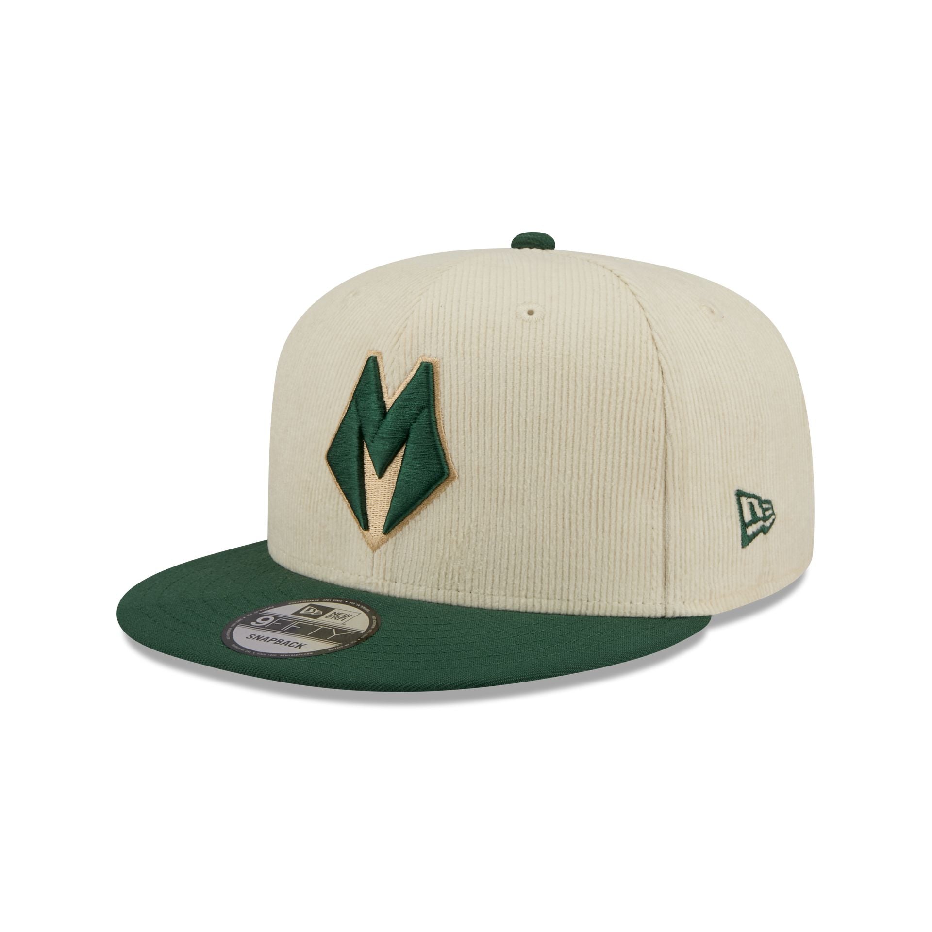 Milwaukee Bucks 2025 City Edition Chrome White Corduroy 9FIFTY Snapbac - Image 3