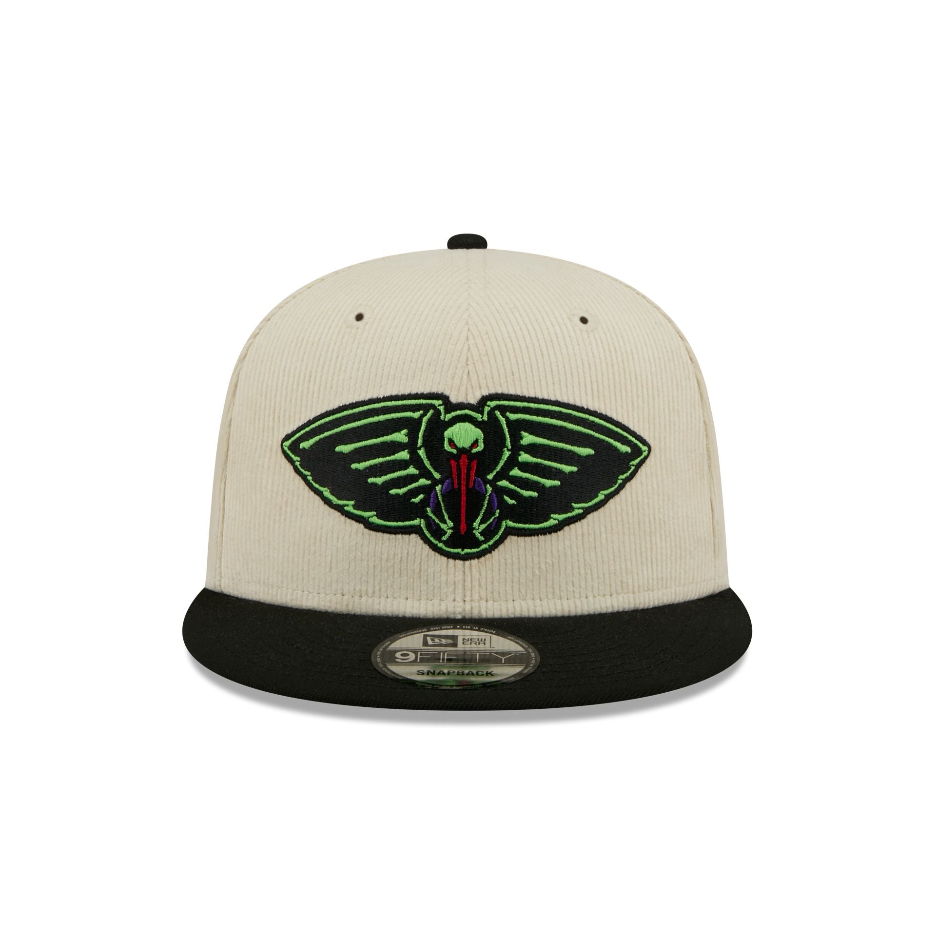 New Orleans Pelicans 2025 City Edition Chrome White Corduroy 9FIFTY Snapback Hat - Image 2