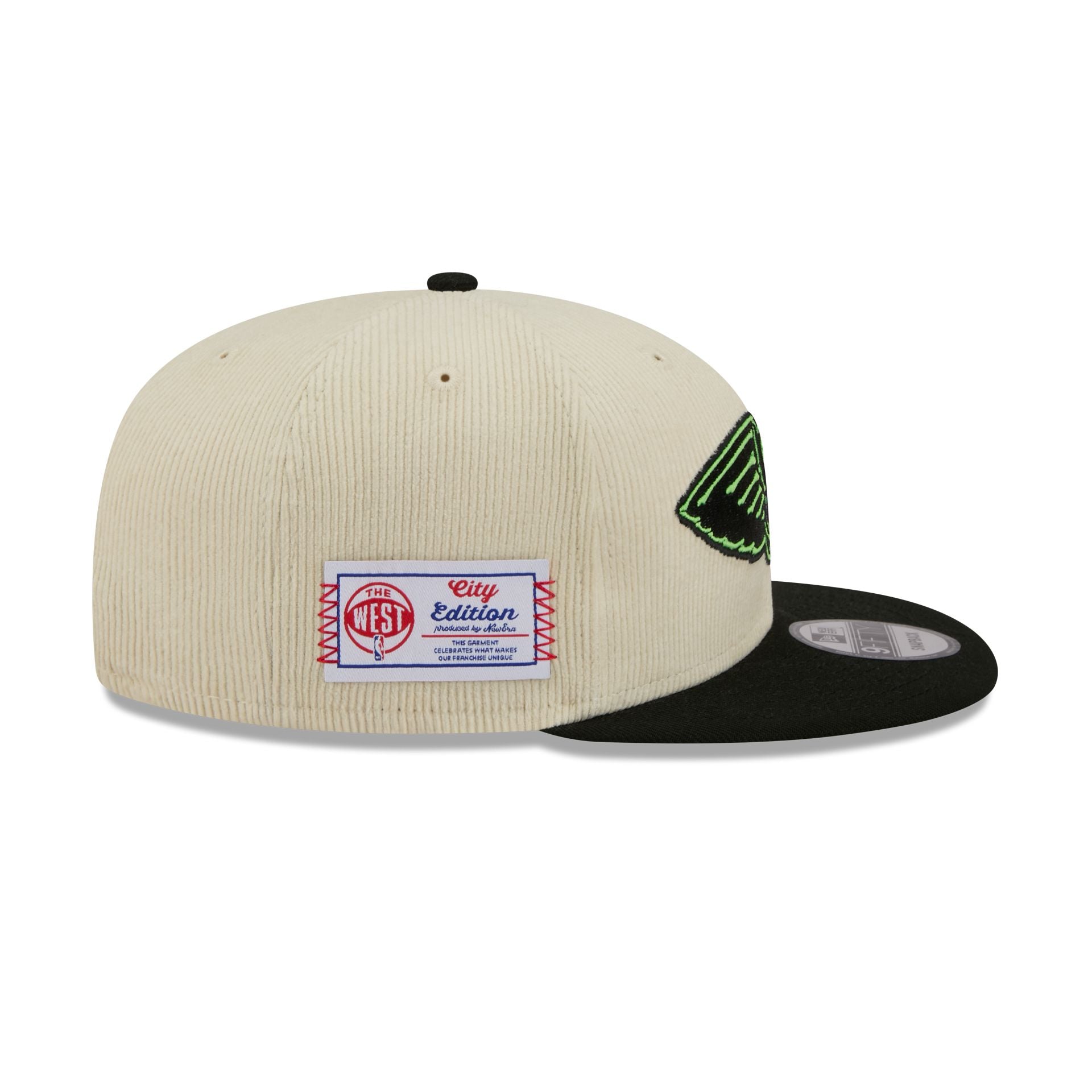 New Orleans Pelicans 2025 City Edition Chrome White Corduroy 9FIFTY Snapback Hat - Image 4