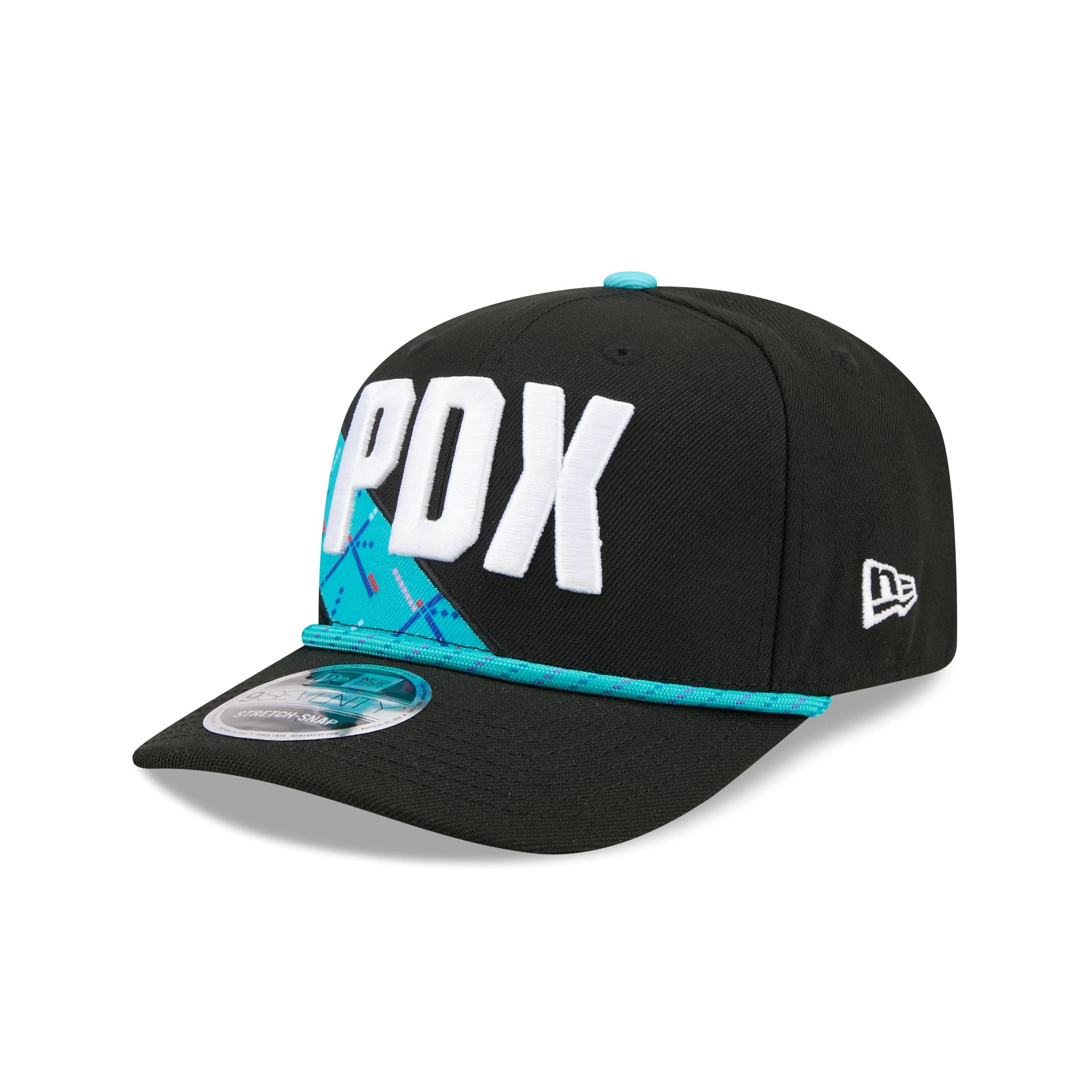 Portland Trail Blazers 2025 City Edition 9SEVENTY Stretch-Snap Hat - Image 3