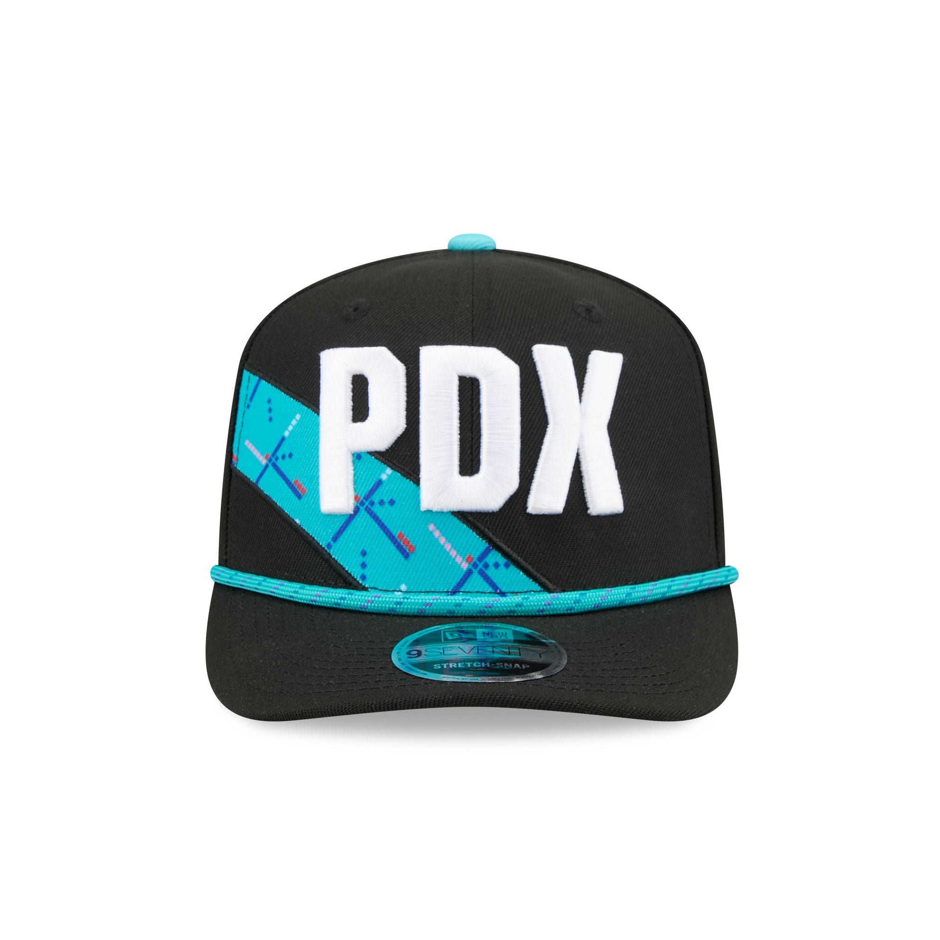 Portland Trail Blazers 2025 City Edition 9SEVENTY Stretch-Snap Hat - Image 2