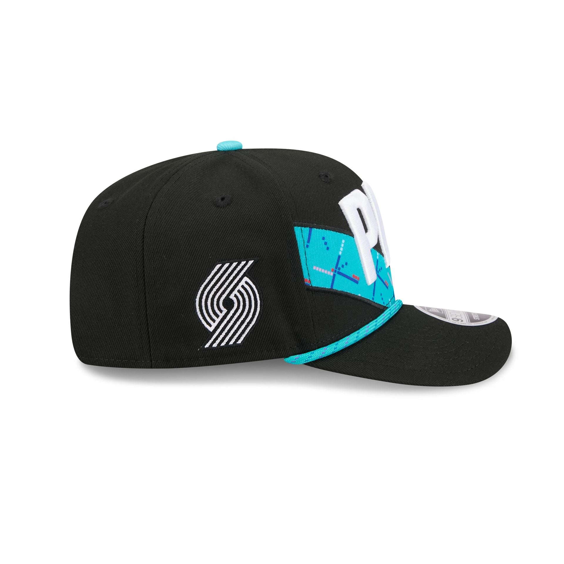 Portland Trail Blazers 2025 City Edition 9SEVENTY Stretch-Snap Hat - Image 4