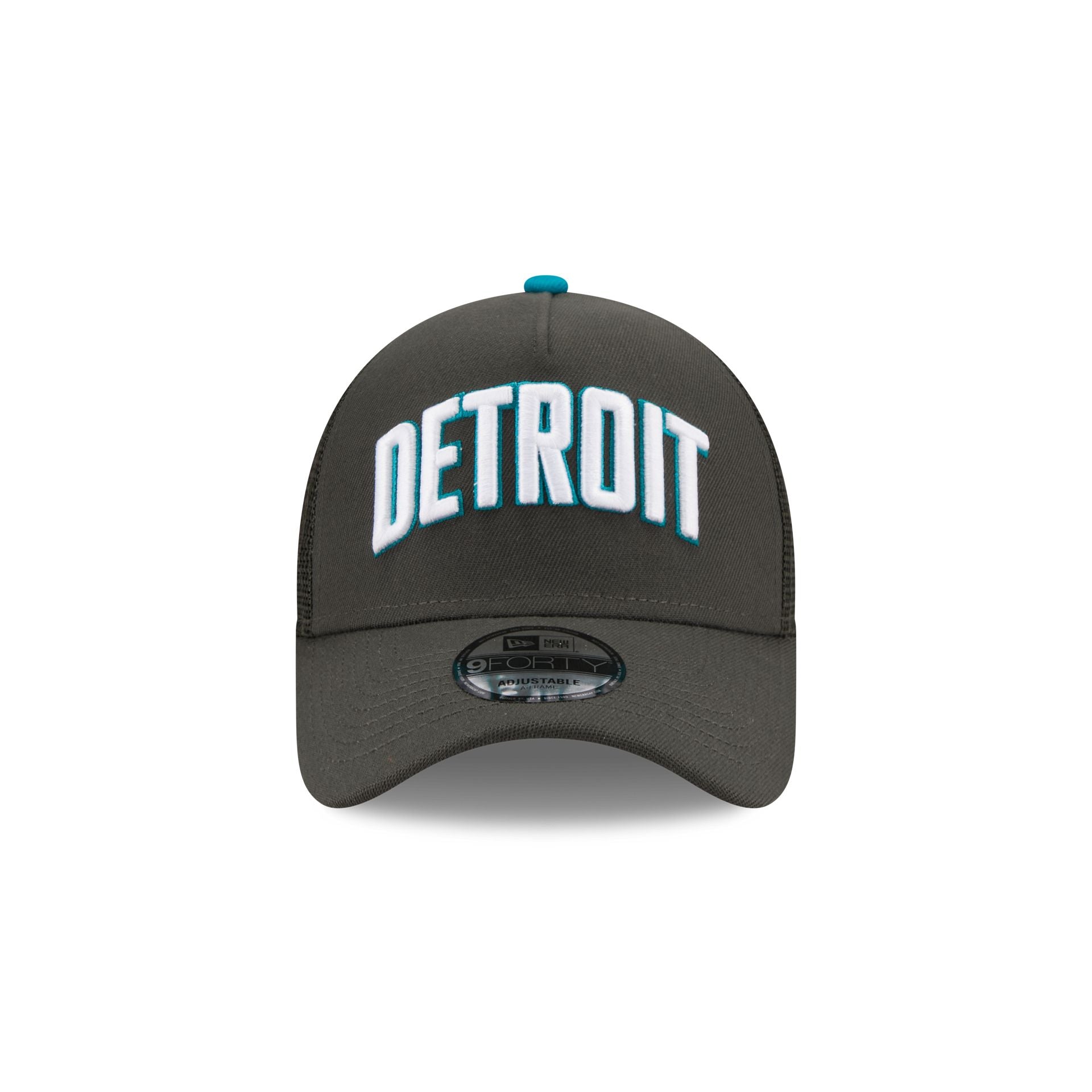 Detroit Pistons 2025 City Edition 9FORTY A-Frame Trucker Hat - Image 2