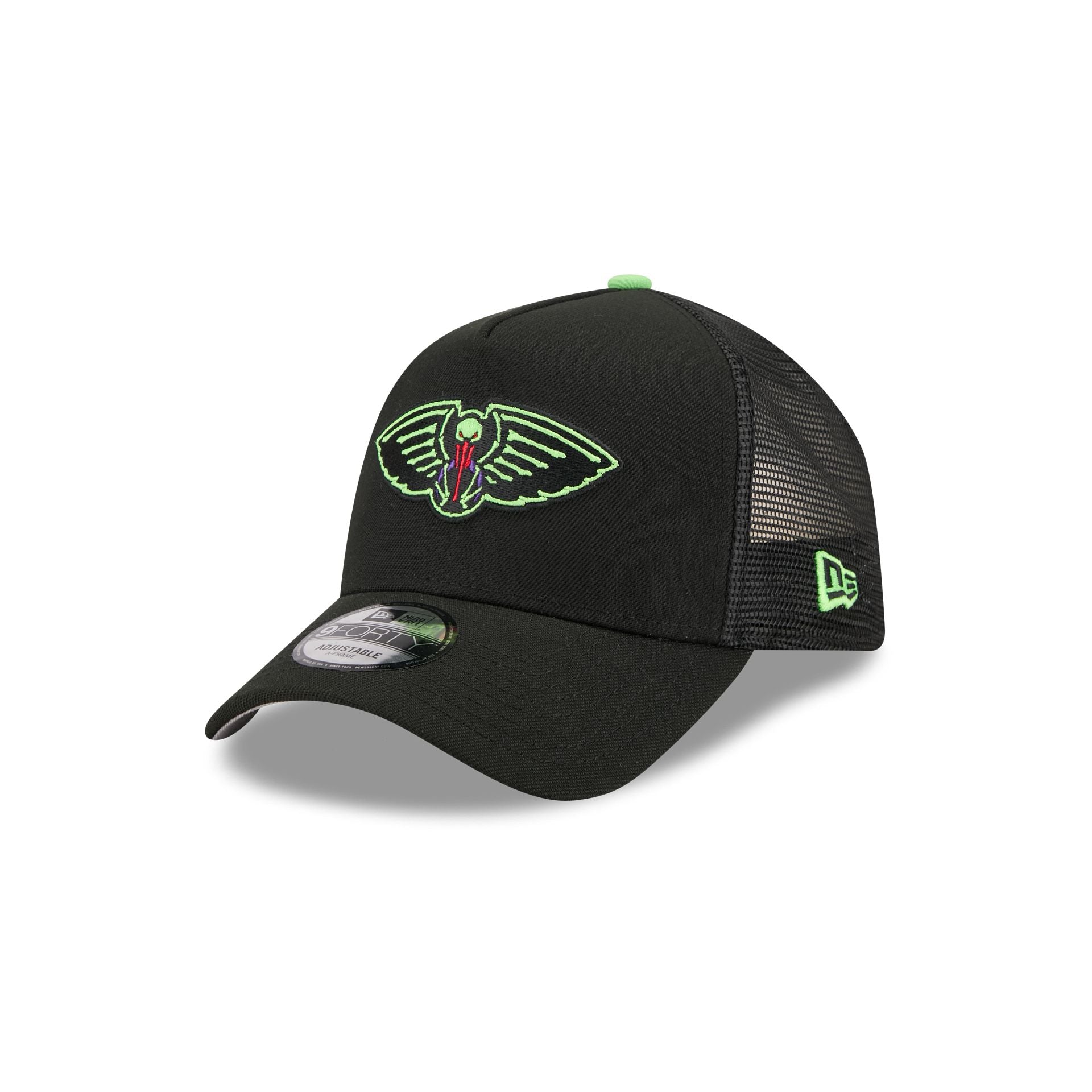 New Orleans Pelicans 2025 City Edition 9FORTY A-Frame Trucker Hat - Image 3
