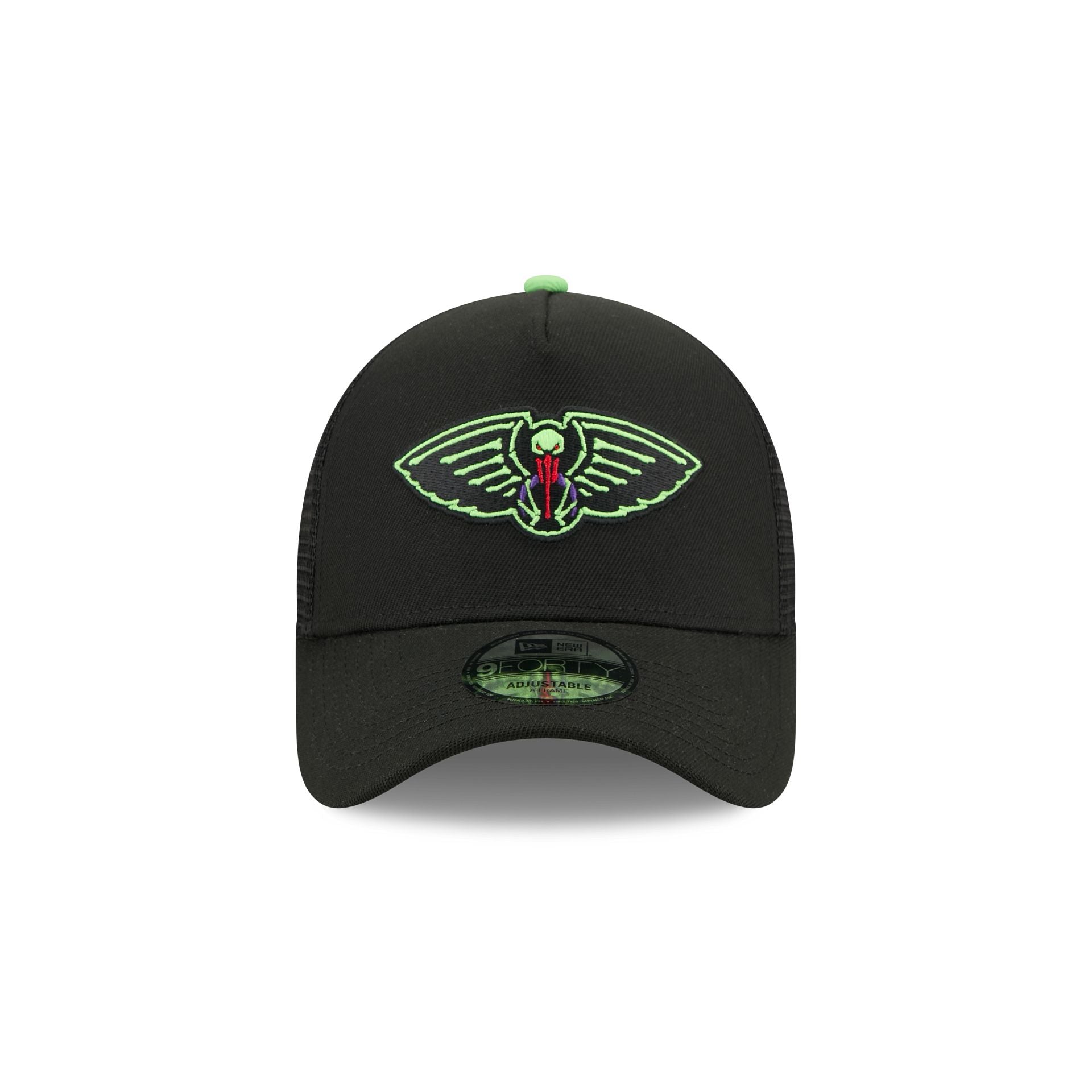 New Orleans Pelicans 2025 City Edition 9FORTY A-Frame Trucker Hat - Image 2