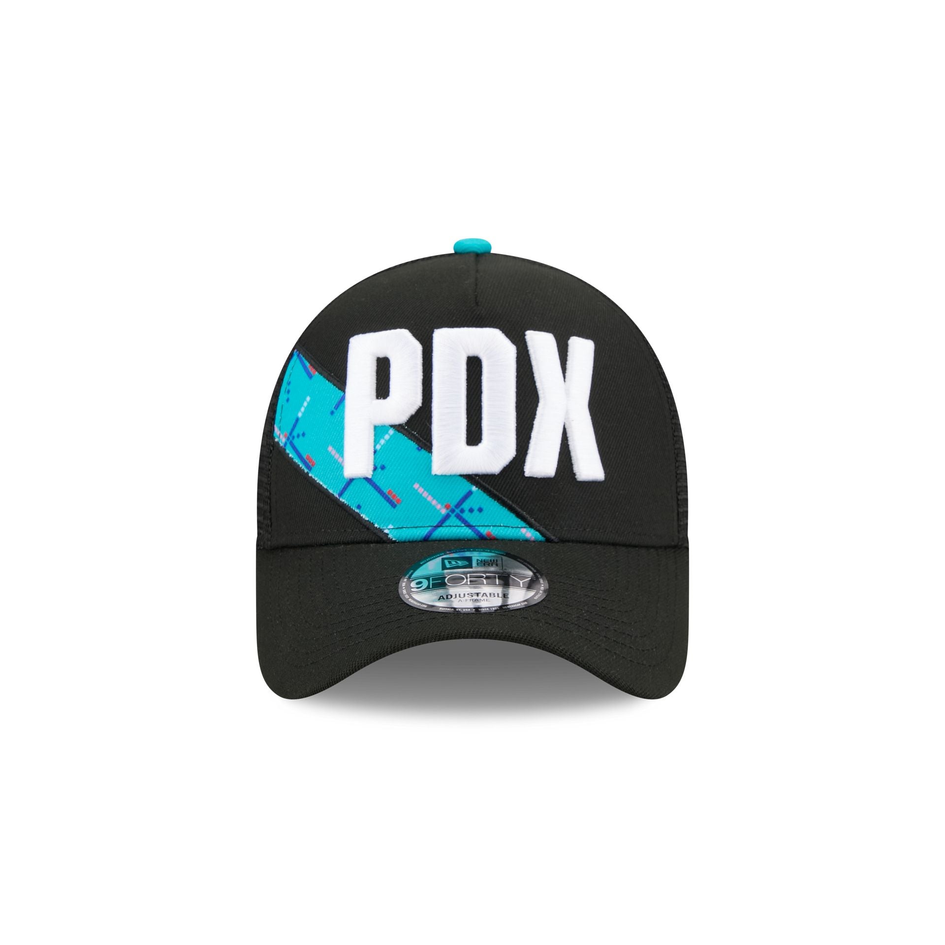 Portland Trail Blazers 2025 City Edition 9FORTY A-Frame Trucker Hat - Image 2
