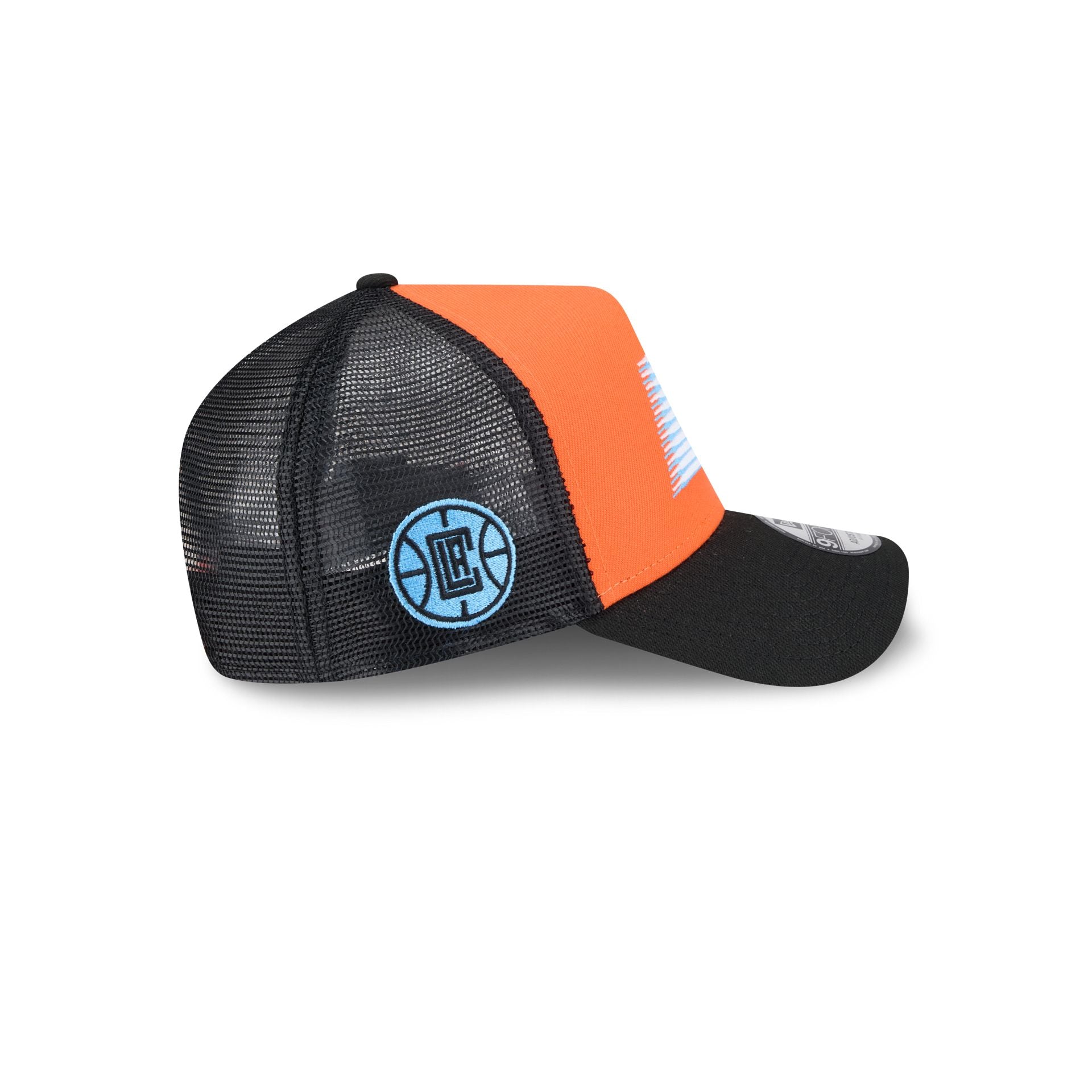 Los Angeles Clippers 2025 City Edition 9FORTY A-Frame Trucker Hat - Image 4
