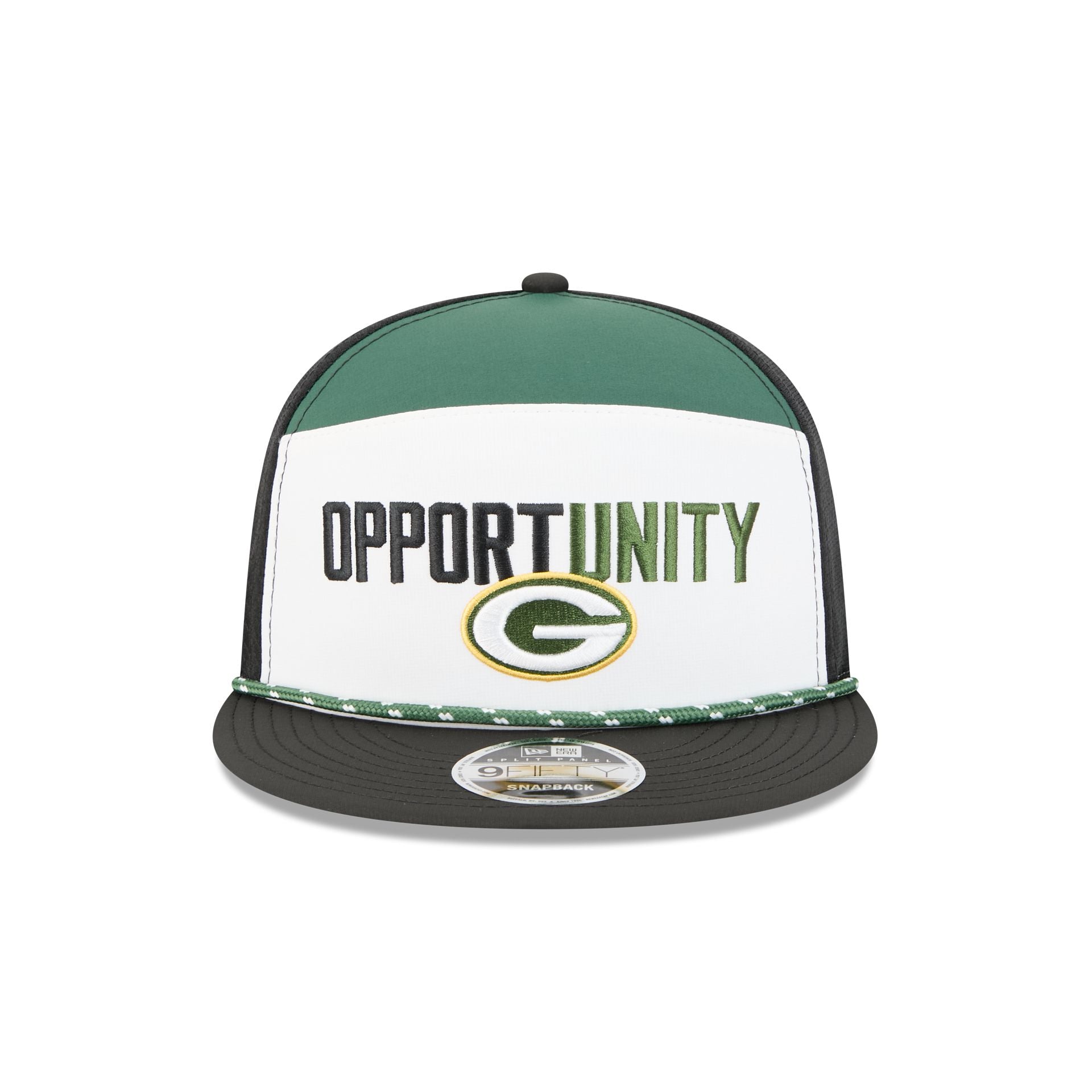 Green Bay Packers 2025 Inspire Change Split Panel 9FIFTY Snapback Hat - Image 2