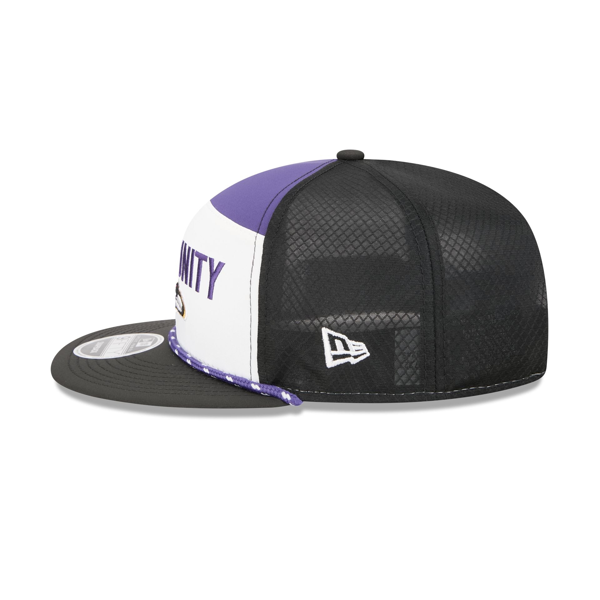 Baltimore Ravens 2025 Inspire Change Split Panel 9FIFTY Snapback Hat - Image 4