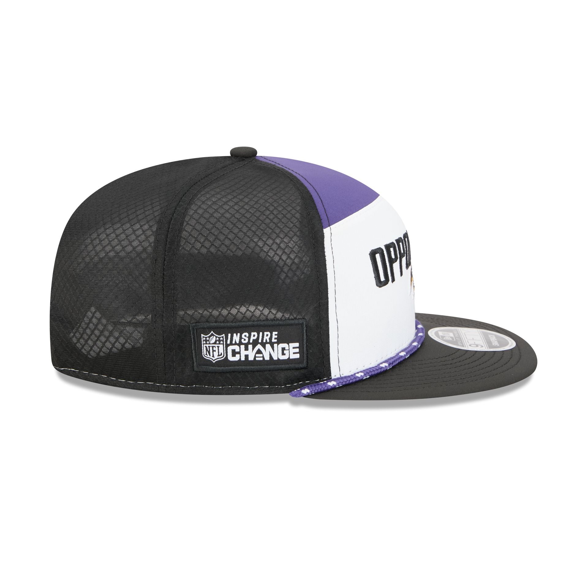 Baltimore Ravens 2025 Inspire Change Split Panel 9FIFTY Snapback Hat - Image 5