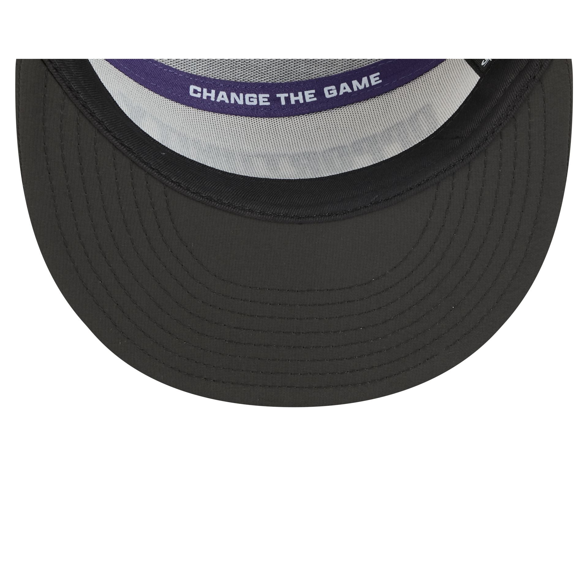 Baltimore Ravens 2025 Inspire Change Split Panel 9FIFTY Snapback Hat - Image 7