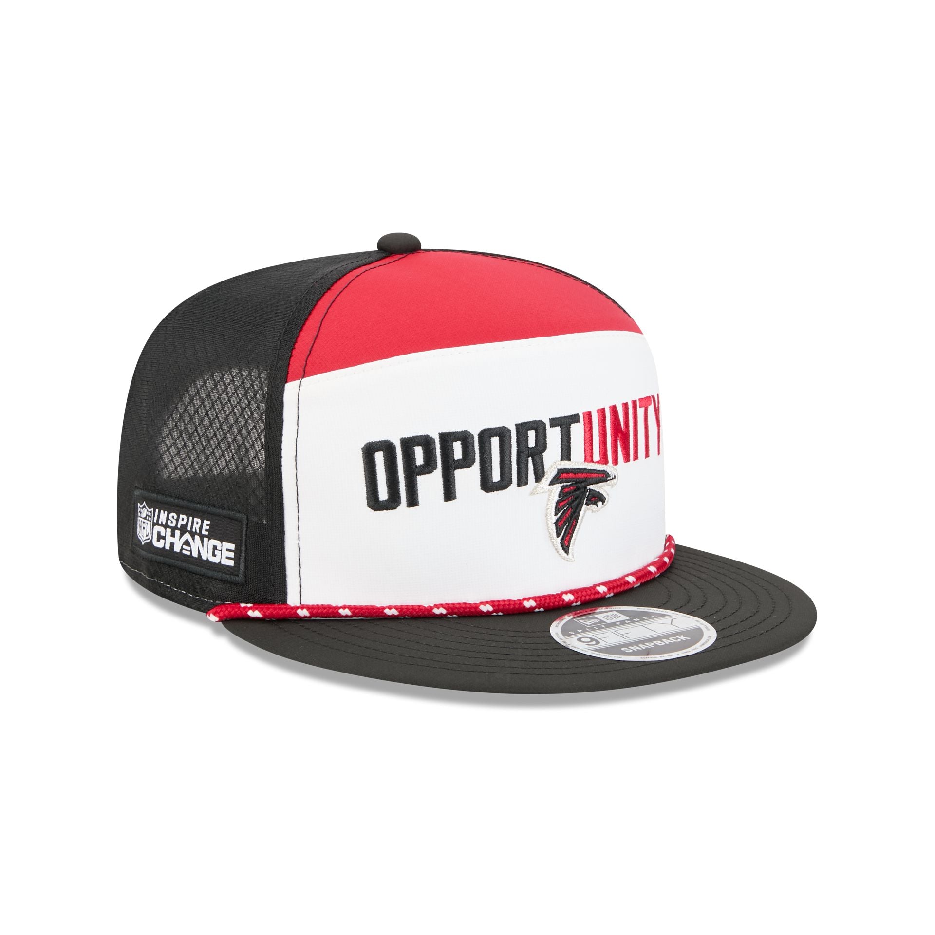 Atlanta Falcons 2025 Inspire Change Split Panel 9FIFTY Snapback Hat - Image 3