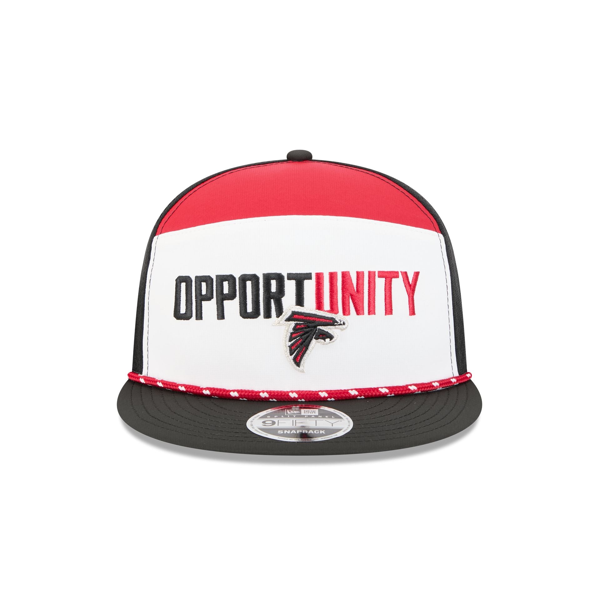 Atlanta Falcons 2025 Inspire Change Split Panel 9FIFTY Snapback Hat - Image 2