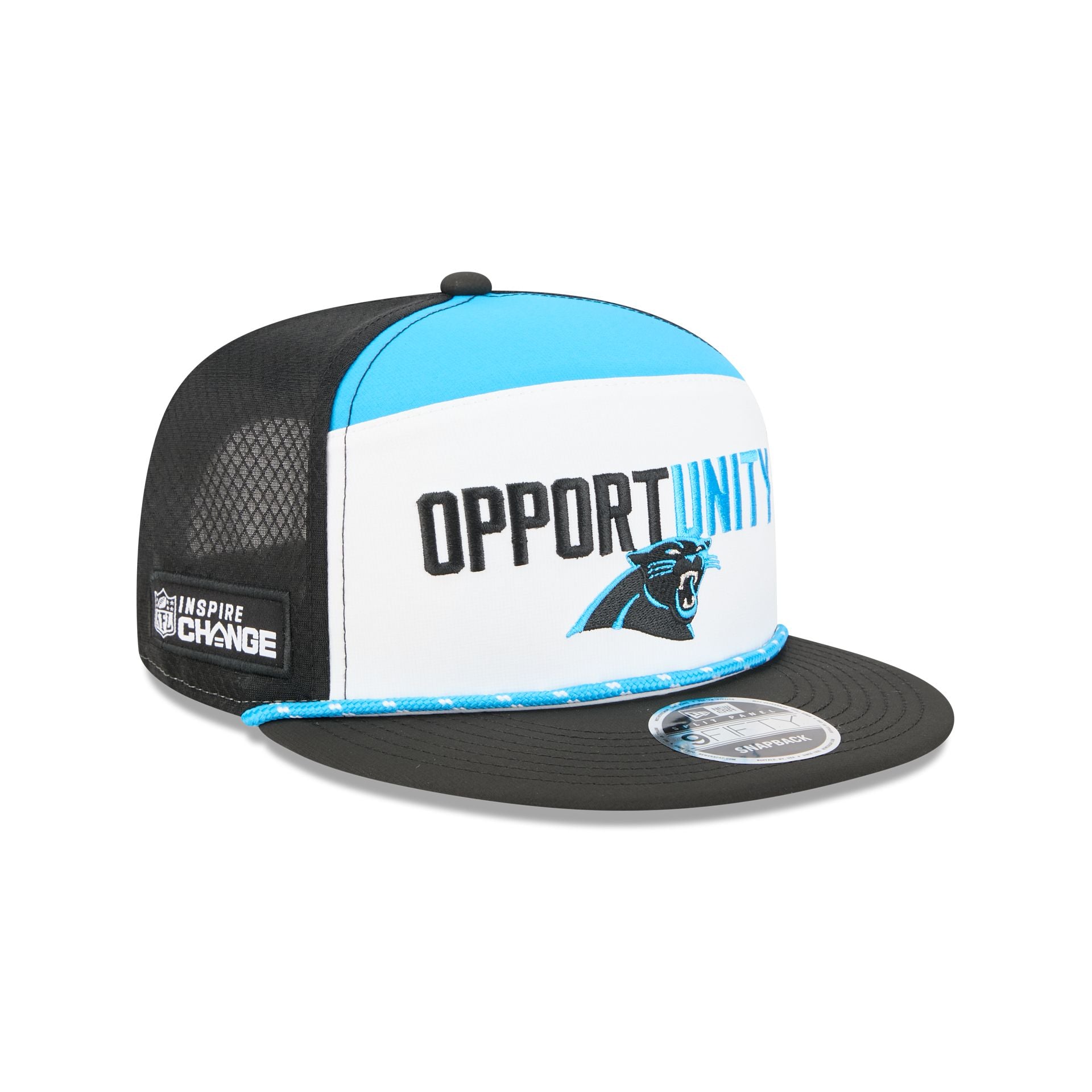 Carolina Panthers 2025 Inspire Change Split Panel 9FIFTY Snapback Hat - Image 3