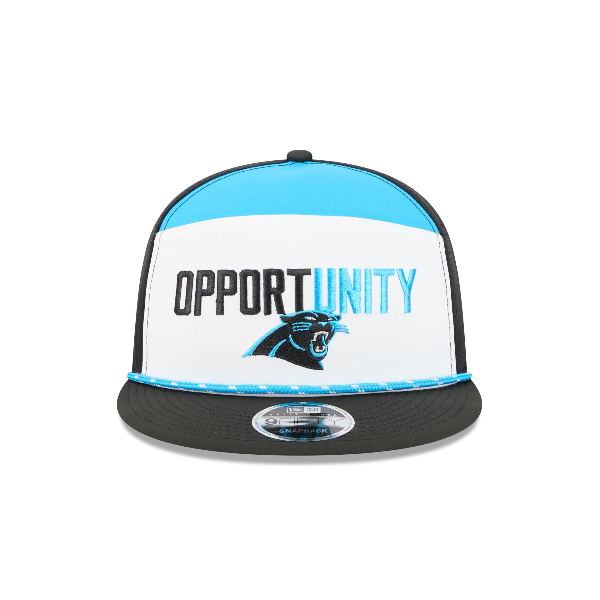 Carolina Panthers 2025 Inspire Change Split Panel 9FIFTY Snapback Hat - Image 2