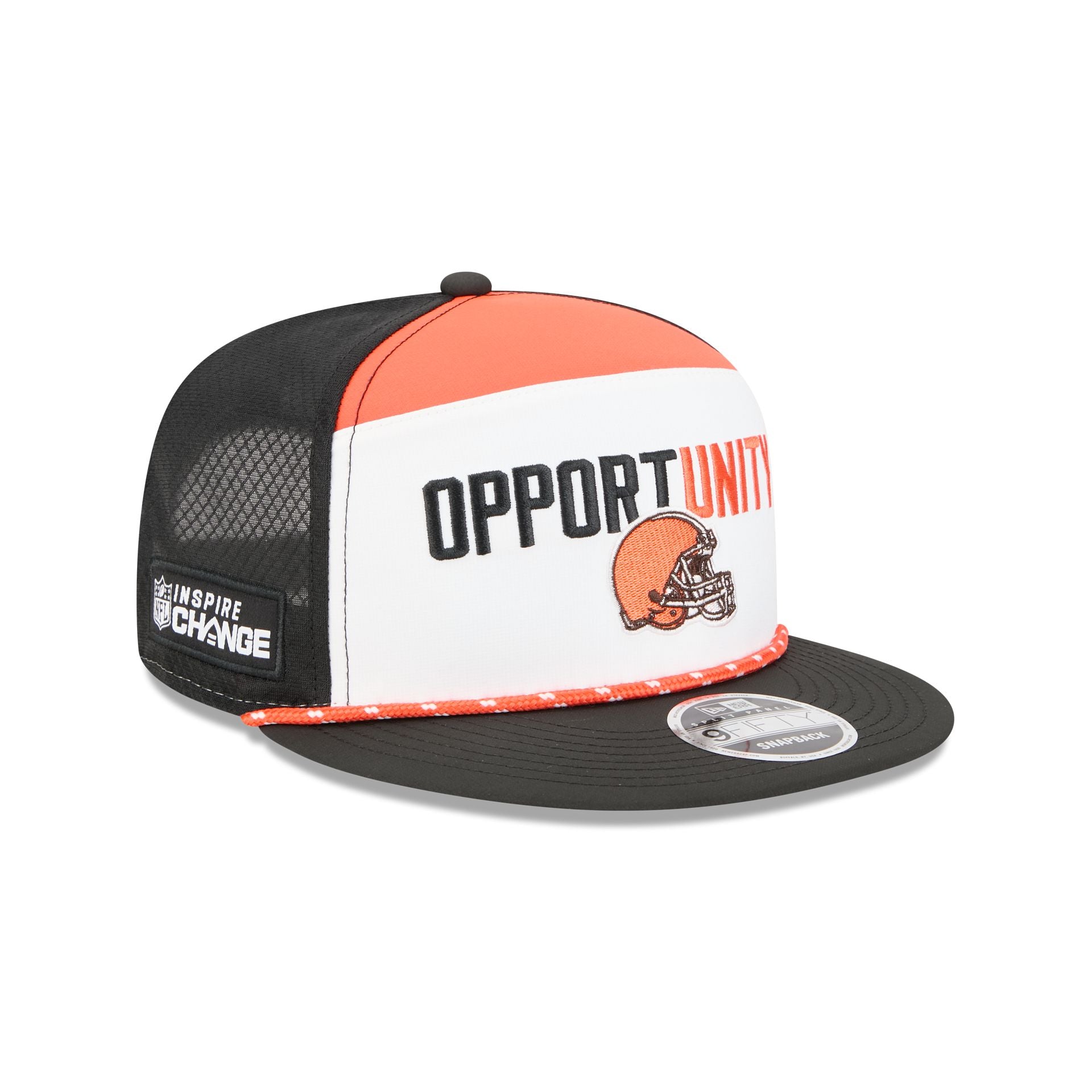 Cleveland Browns 2025 Inspire Change Split Panel 9FIFTY Snapback Hat - Image 3